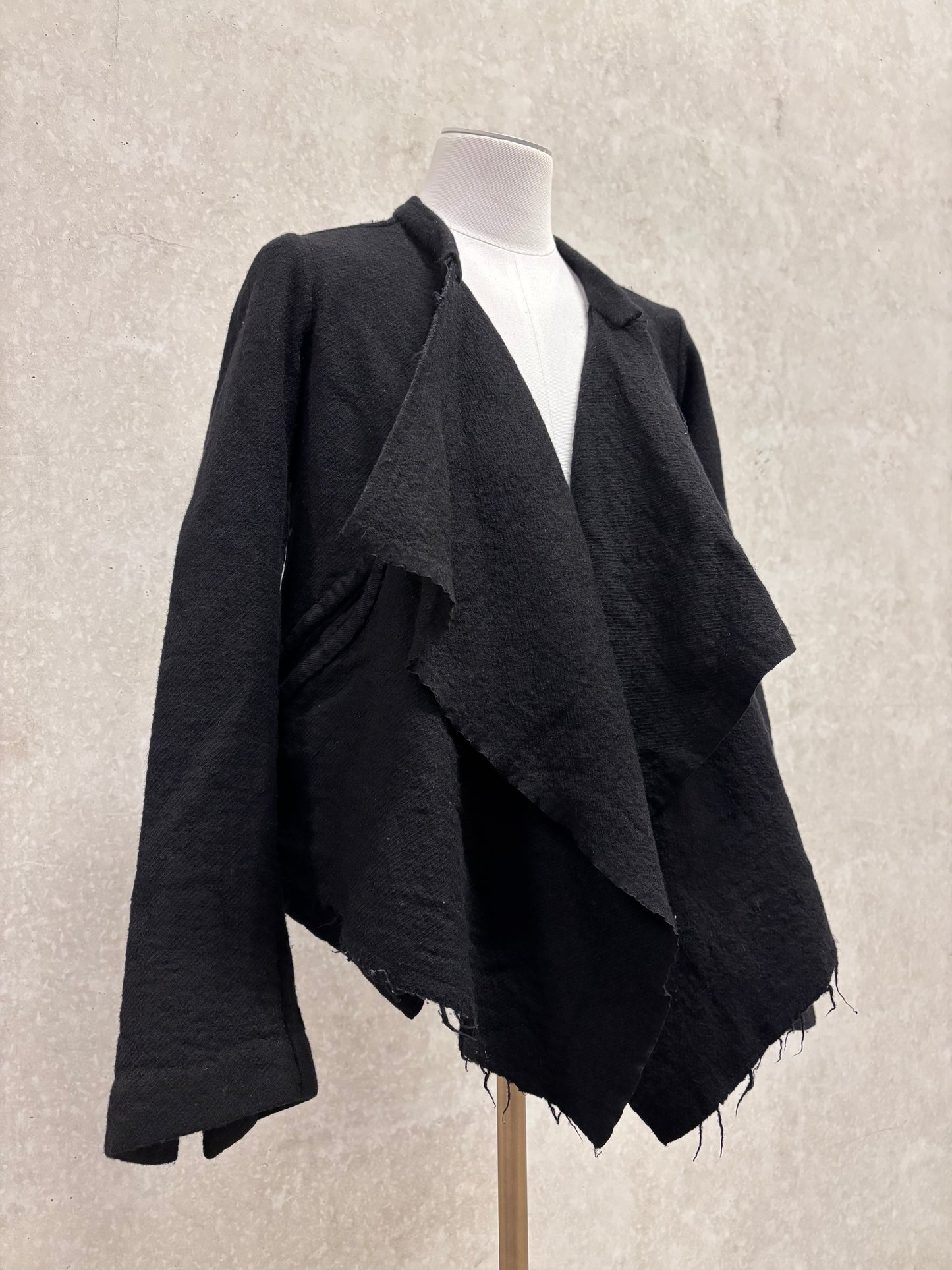 Forme D’expression boiled wool cardigan/jacket