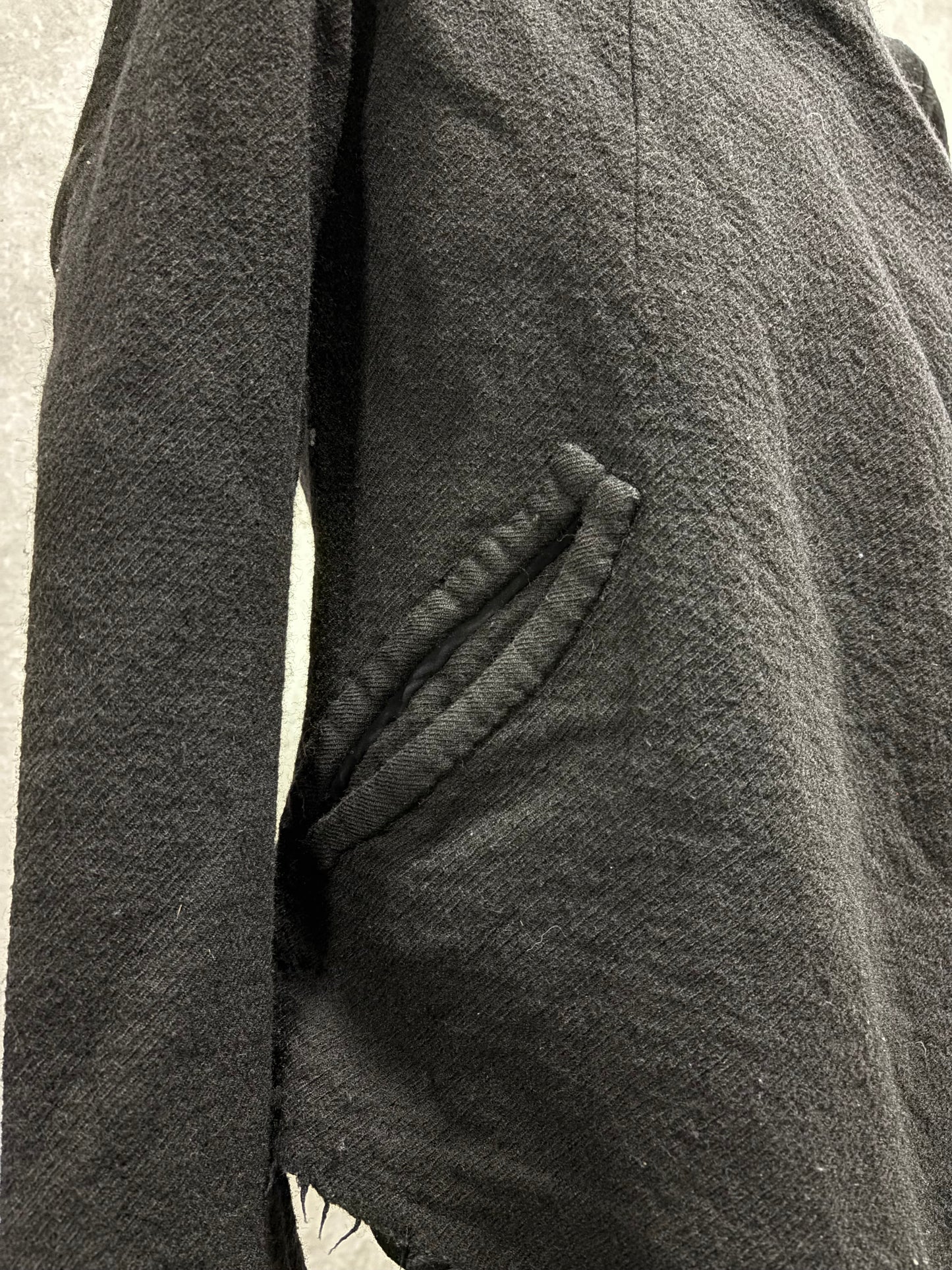 Forme D’expression boiled wool cardigan/jacket