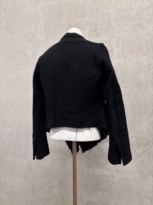 Forme D’expression boiled wool cardigan/jacket