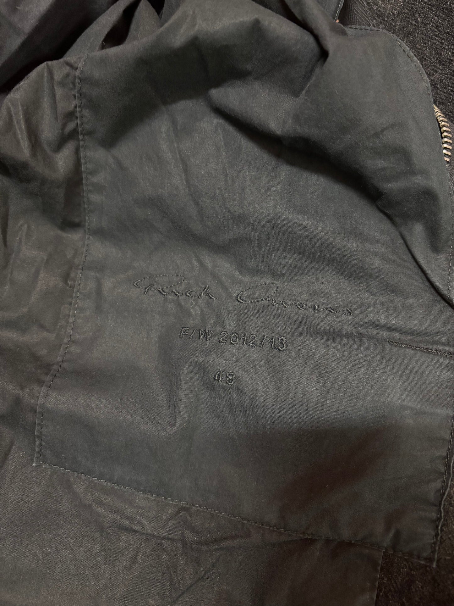 Rick Owens F/W 2012-13 wool blazer