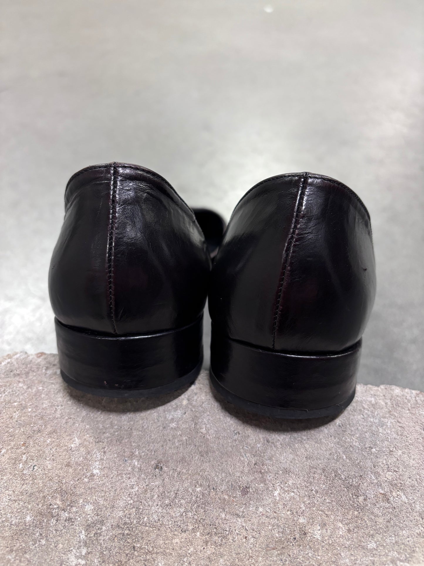 Maison Martin Margiela 1999 black oxblood tabis