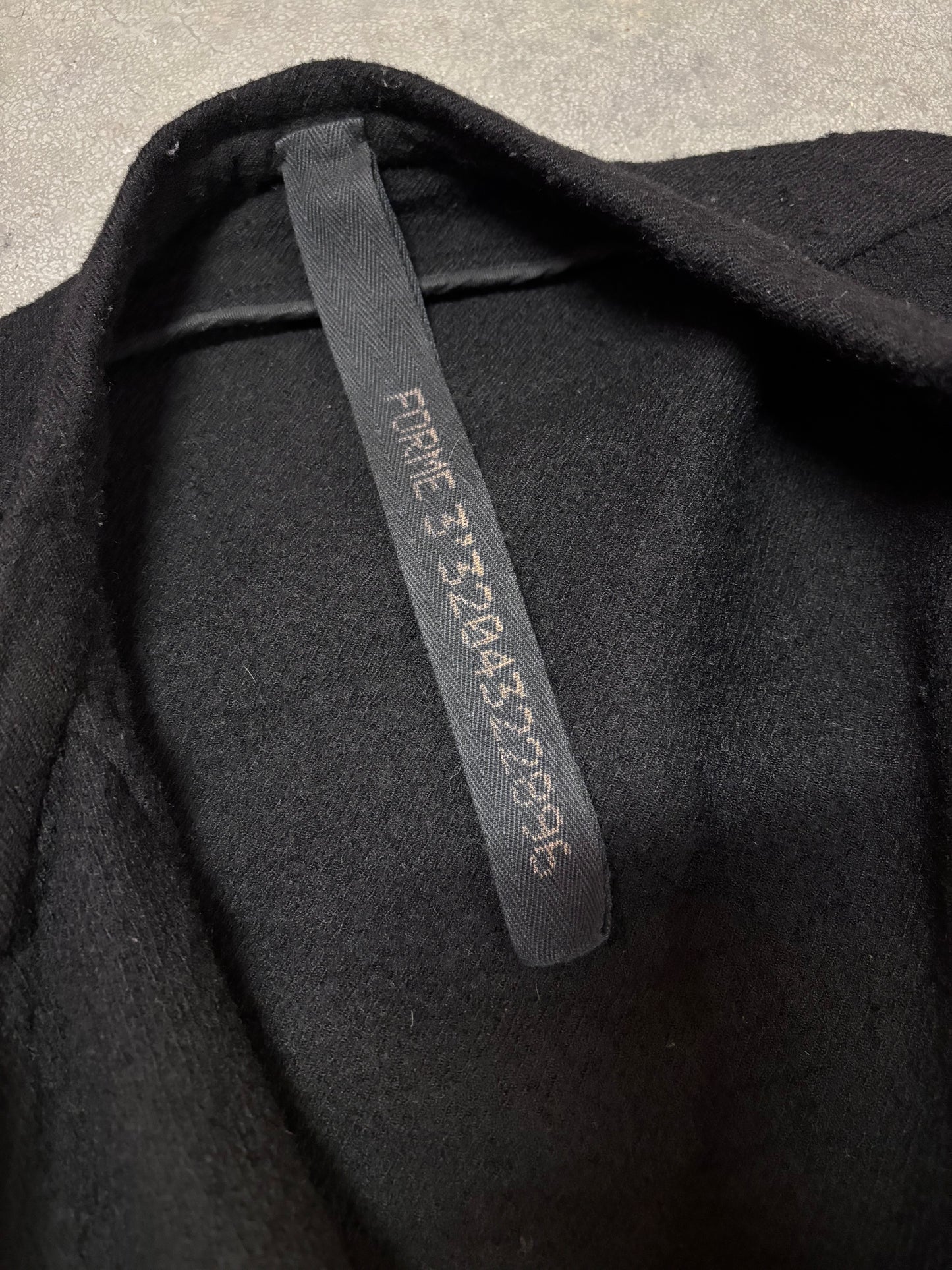 Forme D’expression boiled wool cardigan/jacket