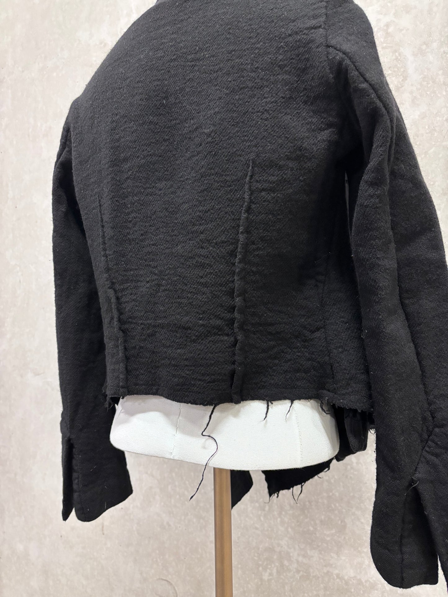 Forme D’expression boiled wool cardigan/jacket