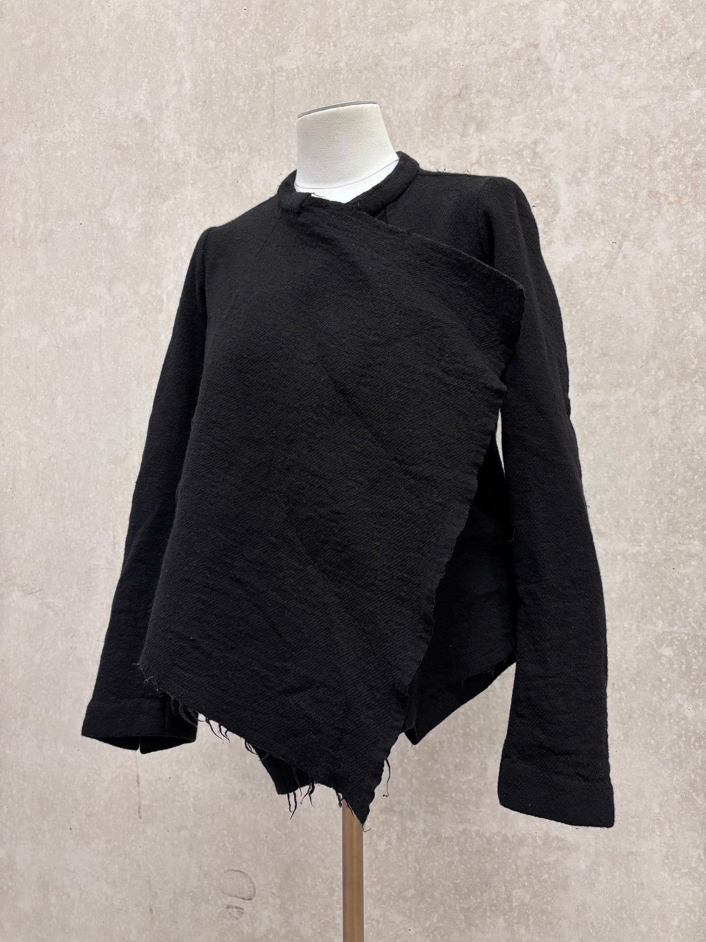 Forme D’expression boiled wool cardigan/jacket