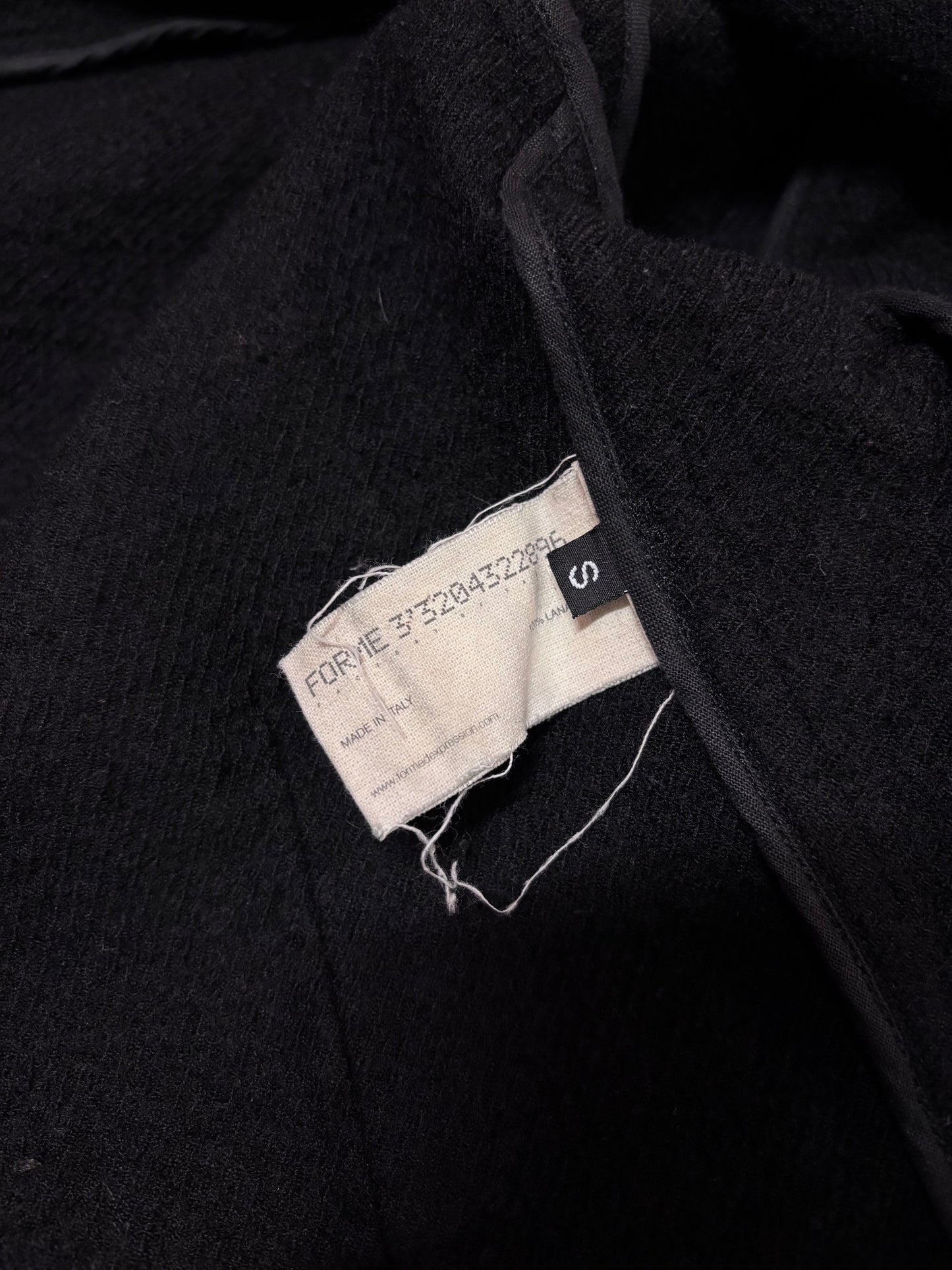 Forme D’expression boiled wool cardigan/jacket