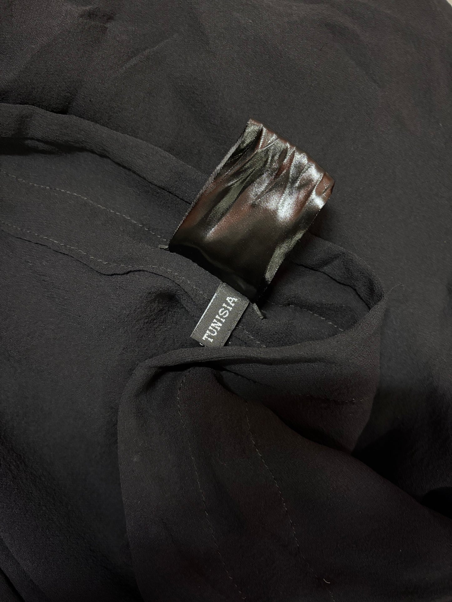 Ann Demeulemeester 2010's long silk skirt