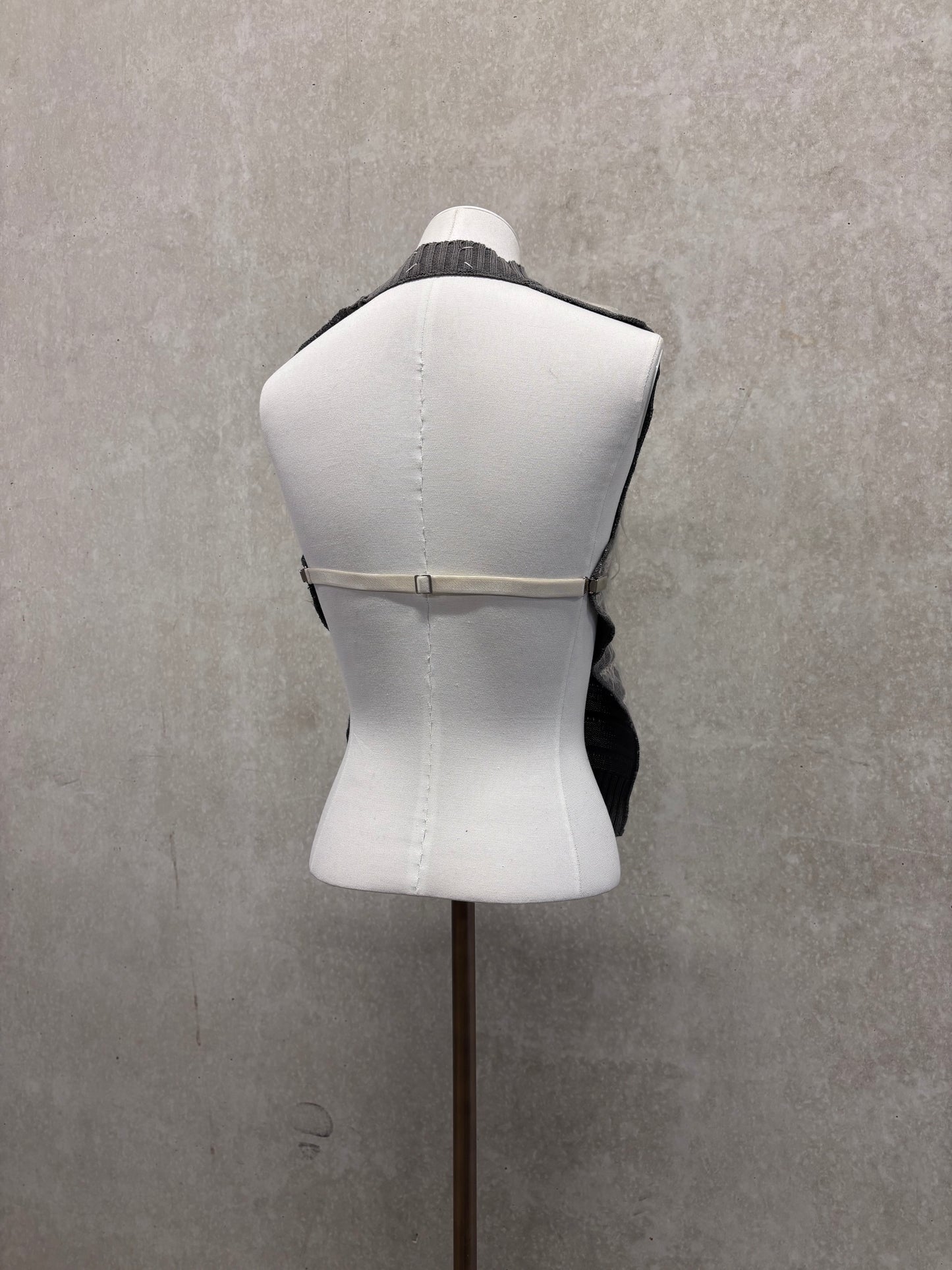 Maison Martin Margiela 1998 white label backless top