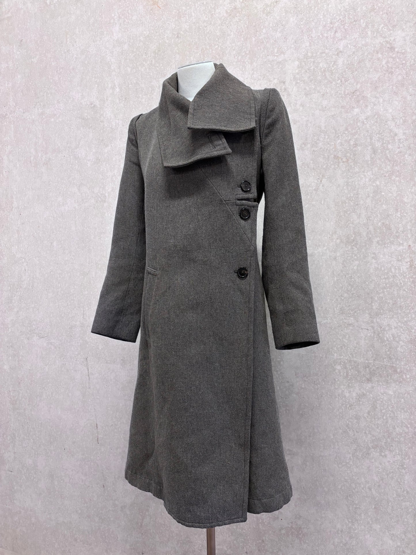 Ann Demeulemeester F/W 2011 high collar coat