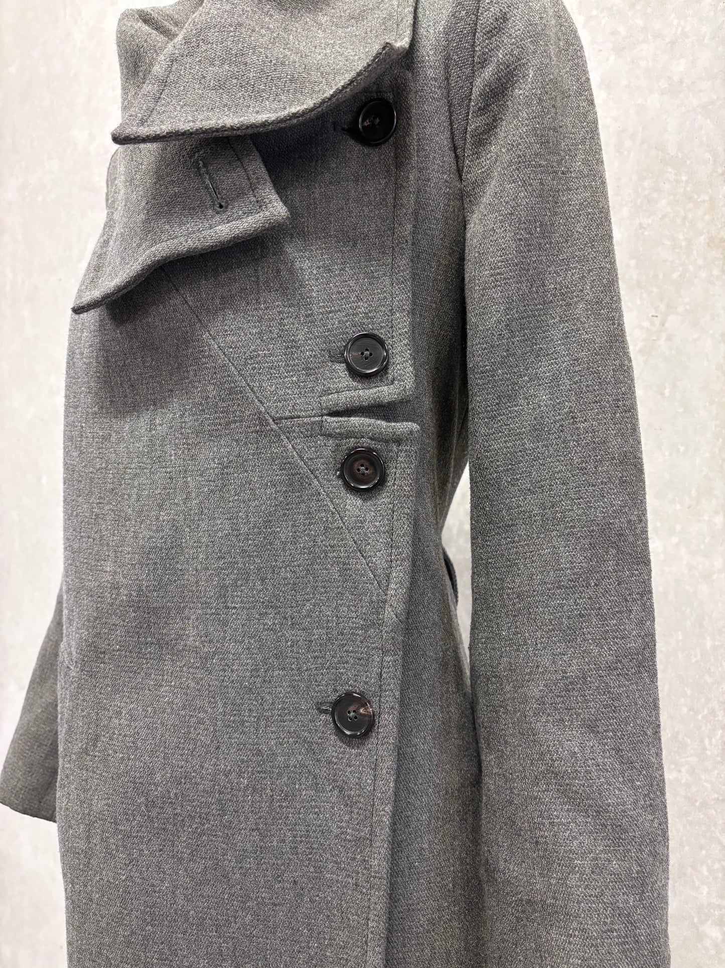 Ann Demeulemeester F/W 2011 high collar coat