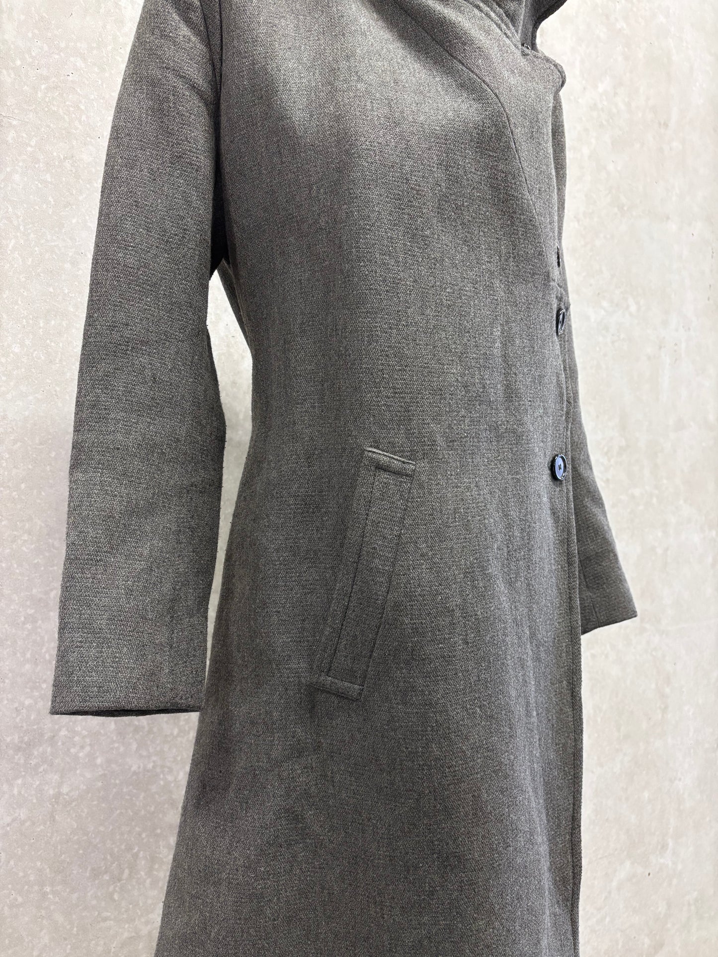 Ann Demeulemeester F/W 2011 high collar coat
