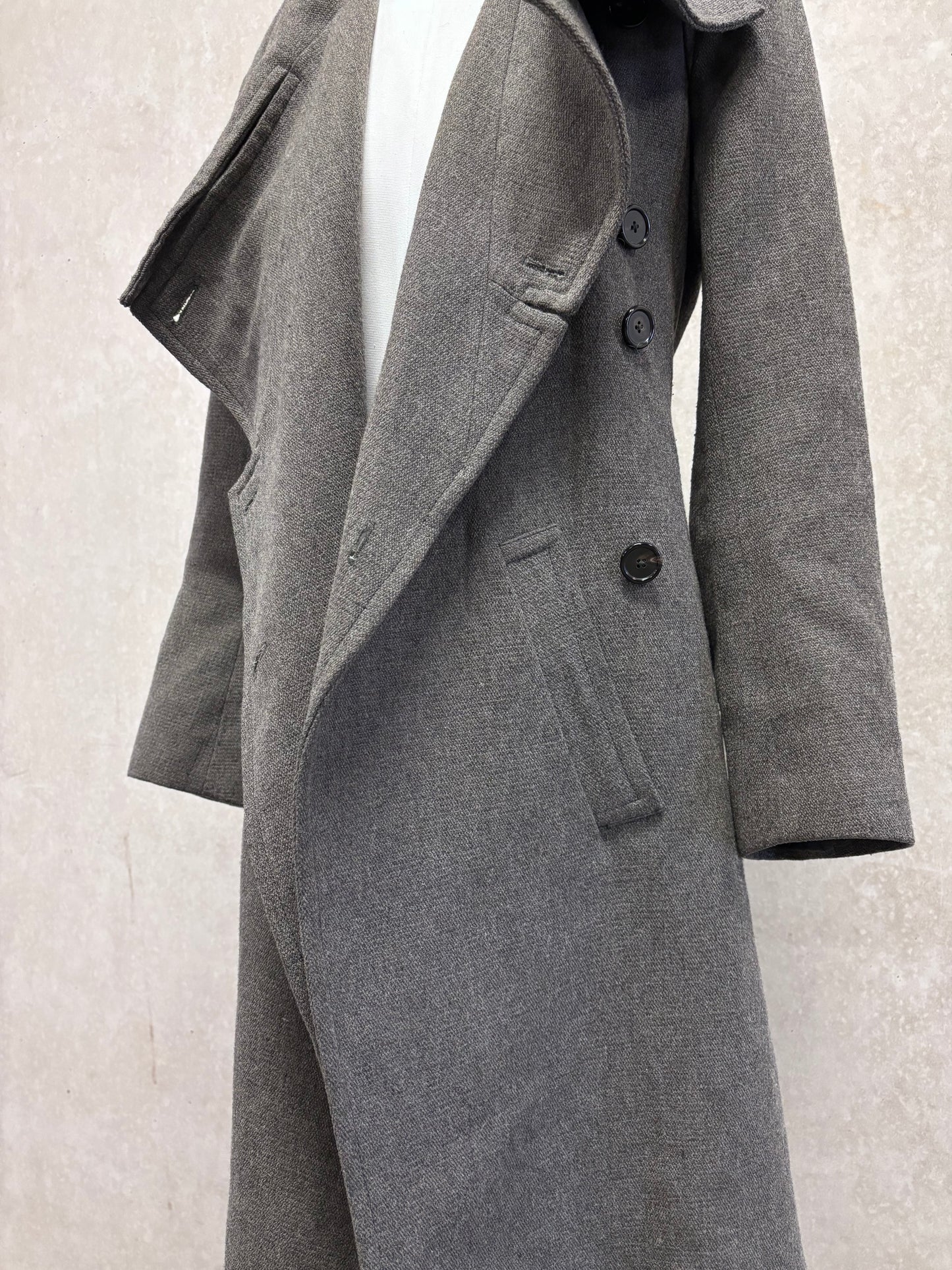 Ann Demeulemeester F/W 2011 high collar coat
