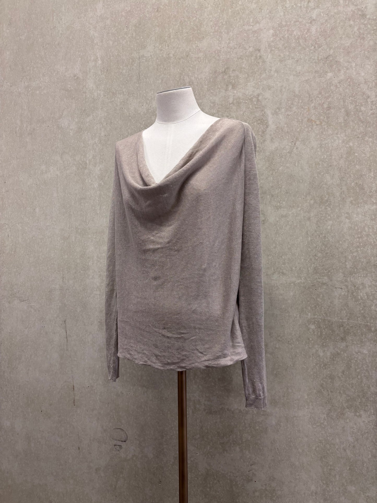 MM6 F/W 2012 drape longleeve top
