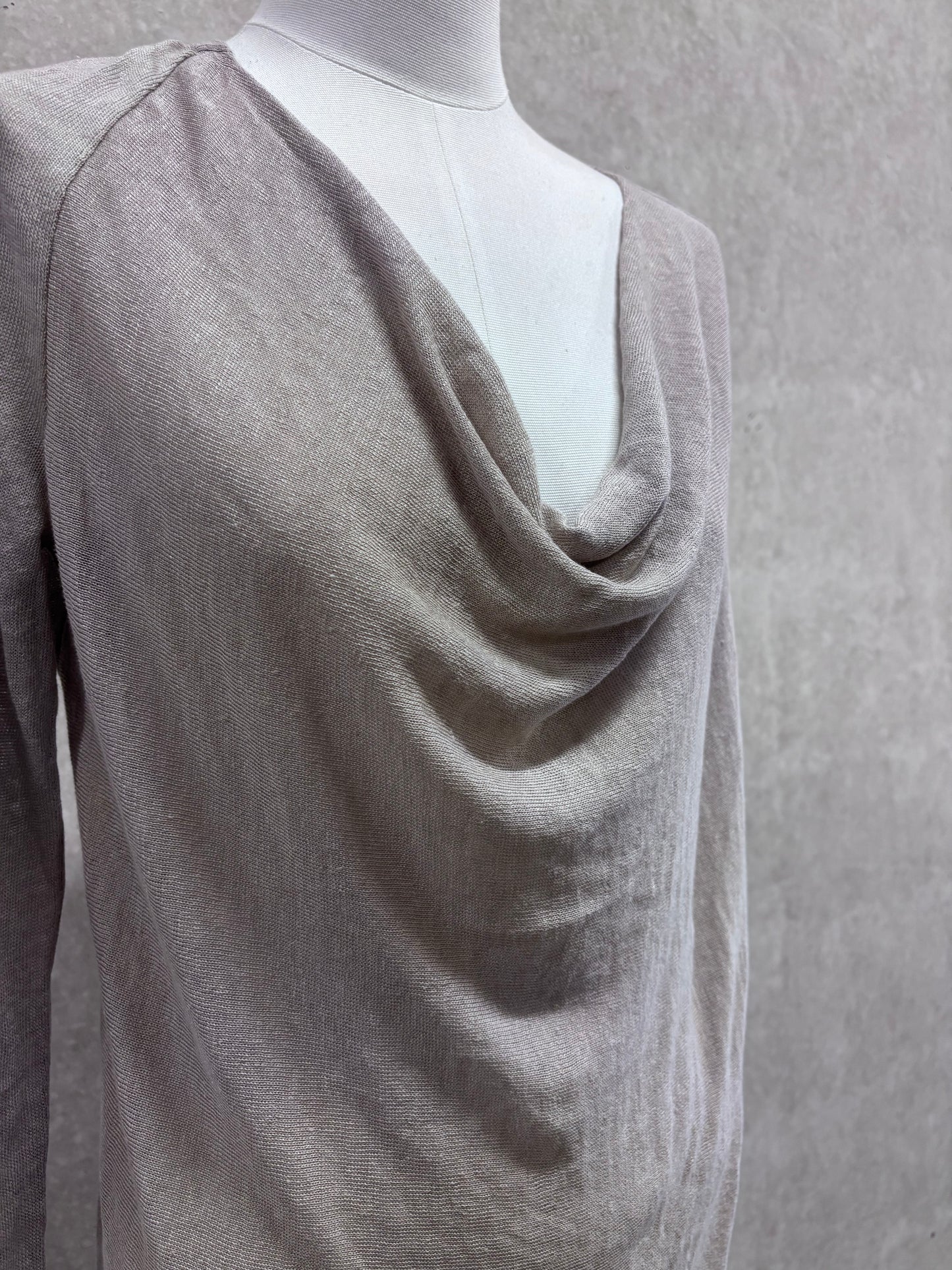 MM6 F/W 2012 drape longleeve top
