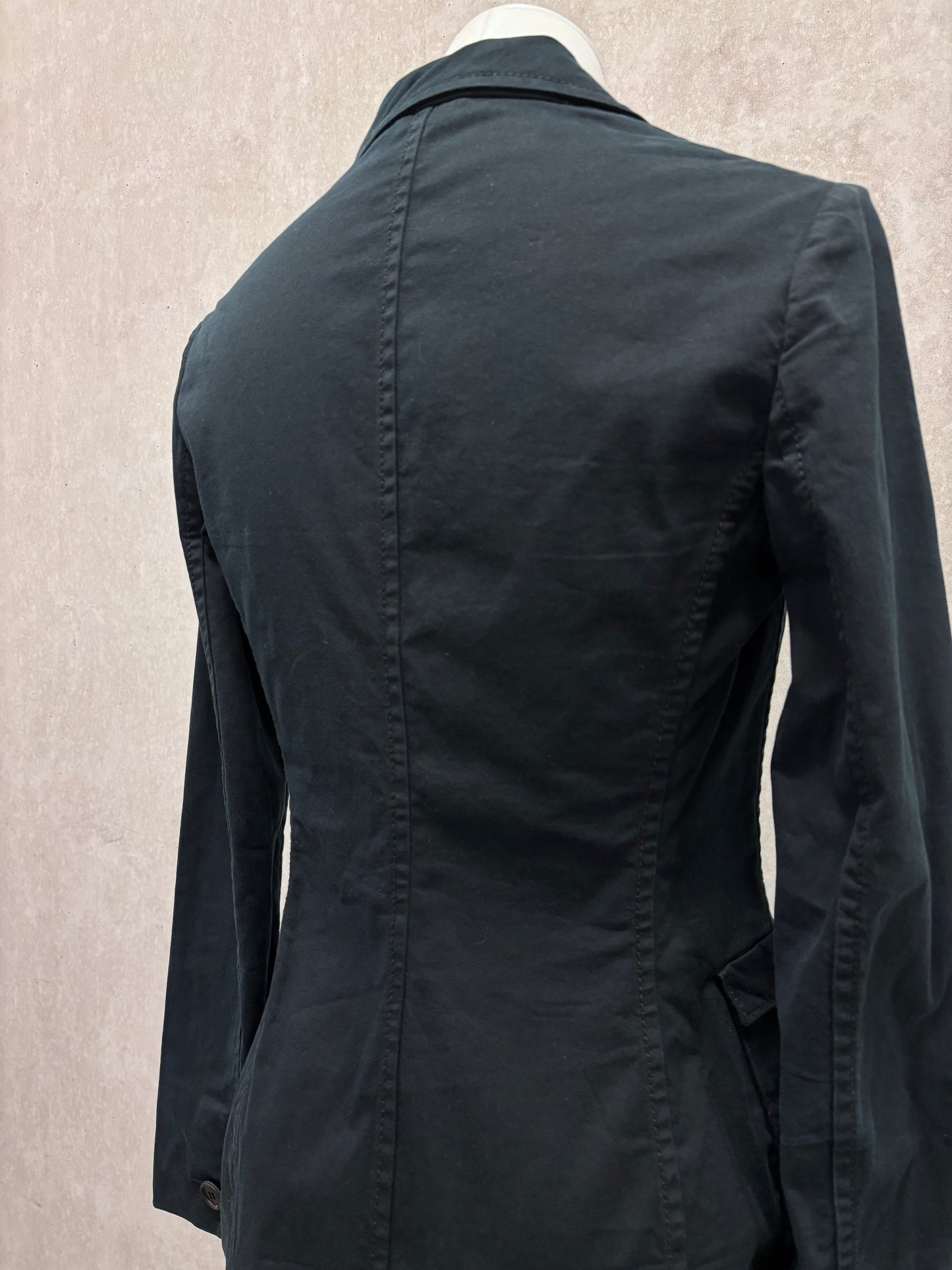 Prada 90's/00's blazer dark navy blue