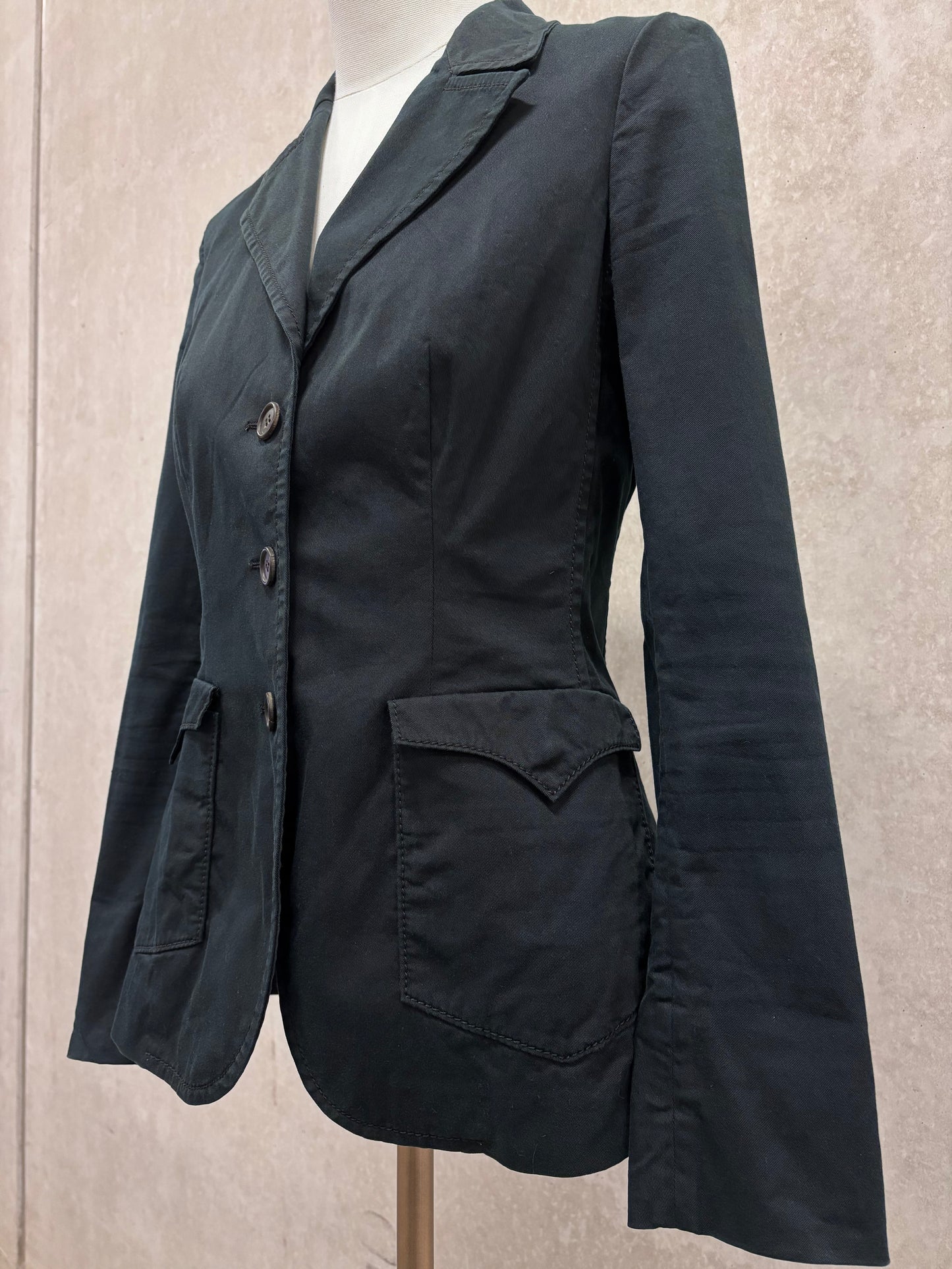 Prada 90's/00's blazer dark navy blue
