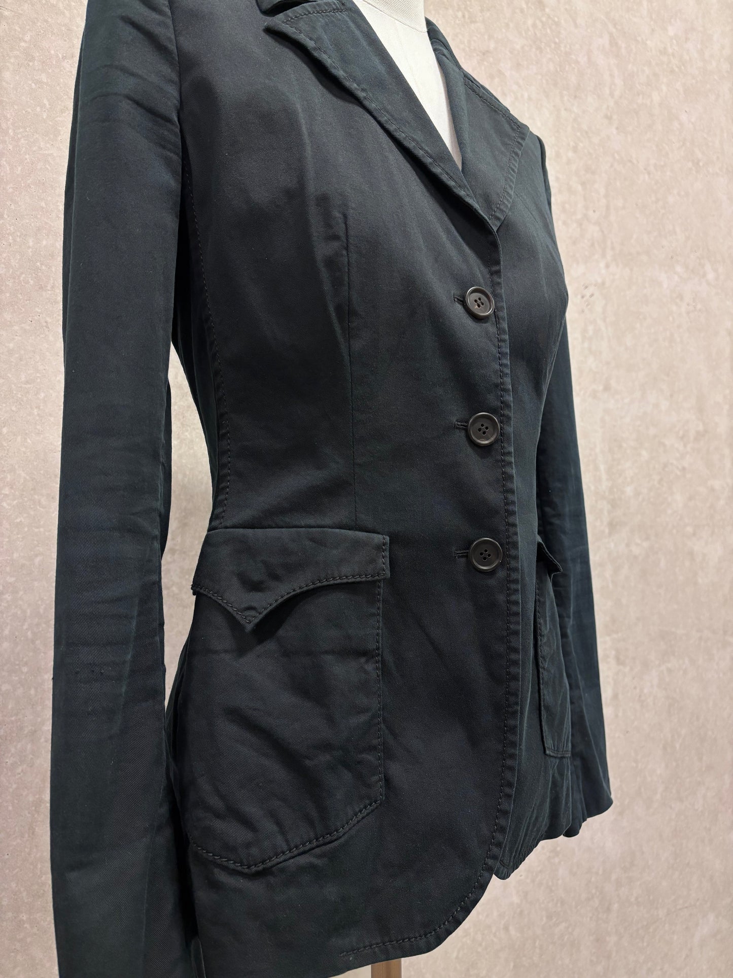 Prada 90's/00's blazer dark navy blue