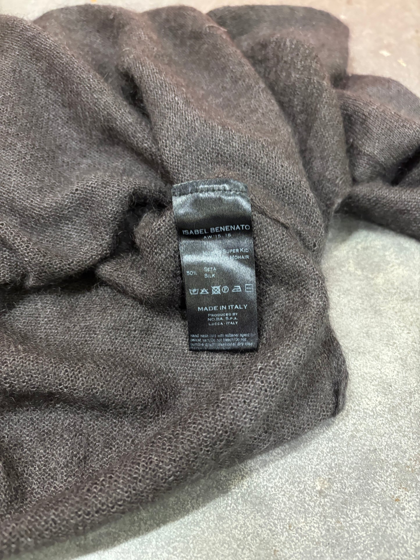 Isabel Benenato A/W 15-16 mohair & silk turtleneck