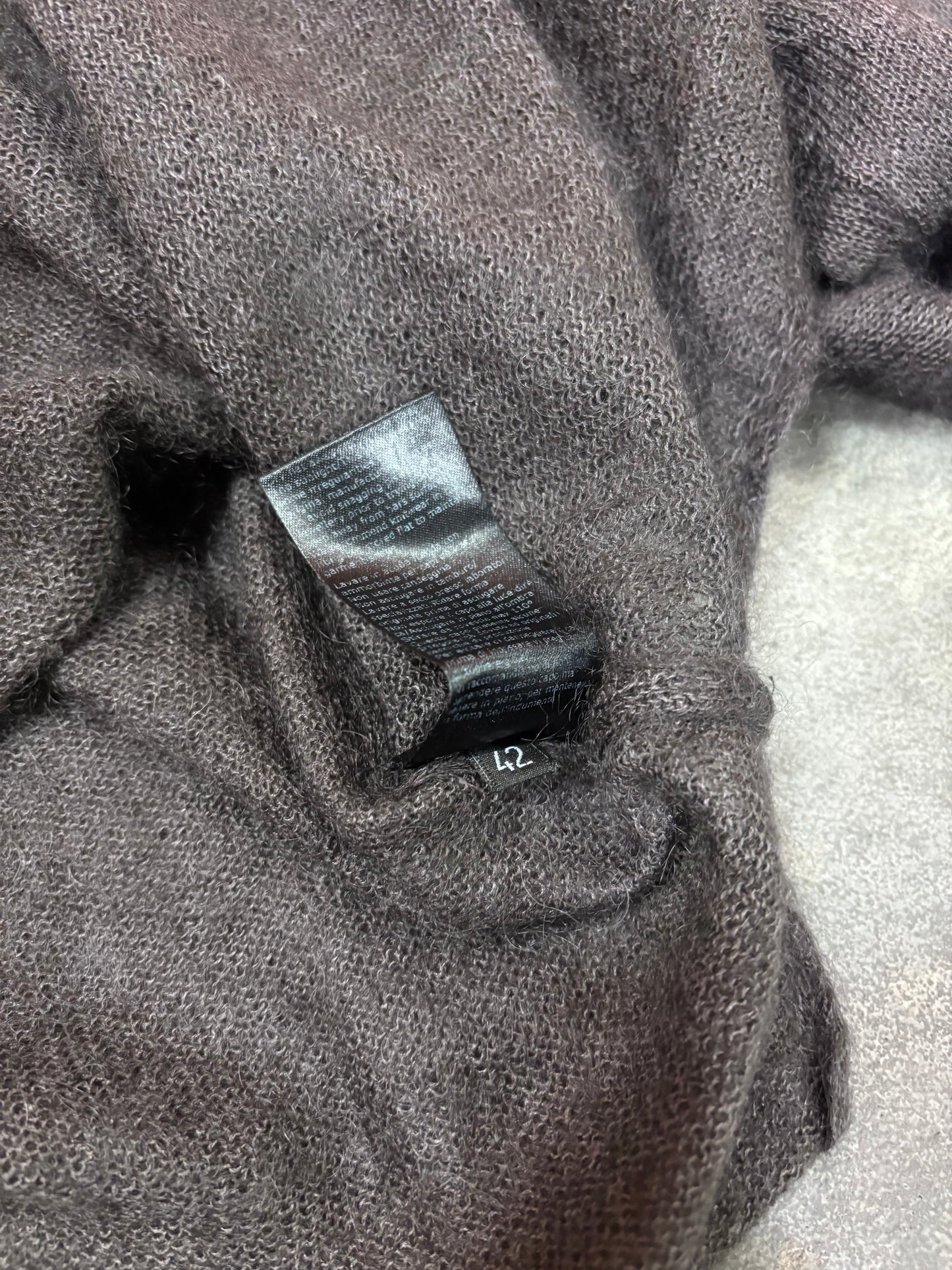 Isabel Benenato A/W 15-16 mohair & silk turtleneck