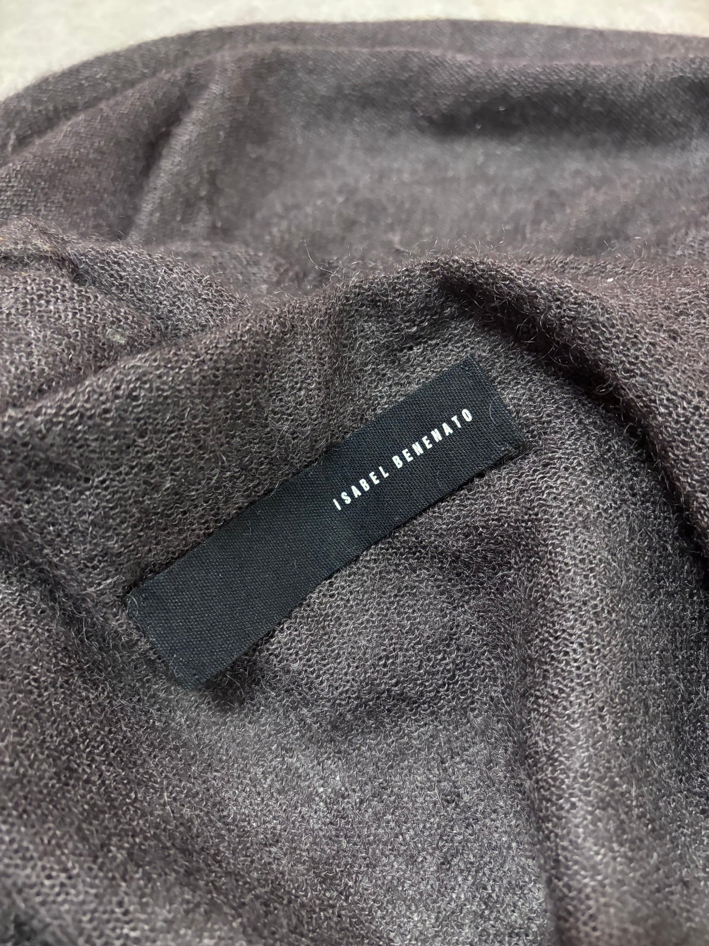 Isabel Benenato A/W 15-16 mohair & silk turtleneck