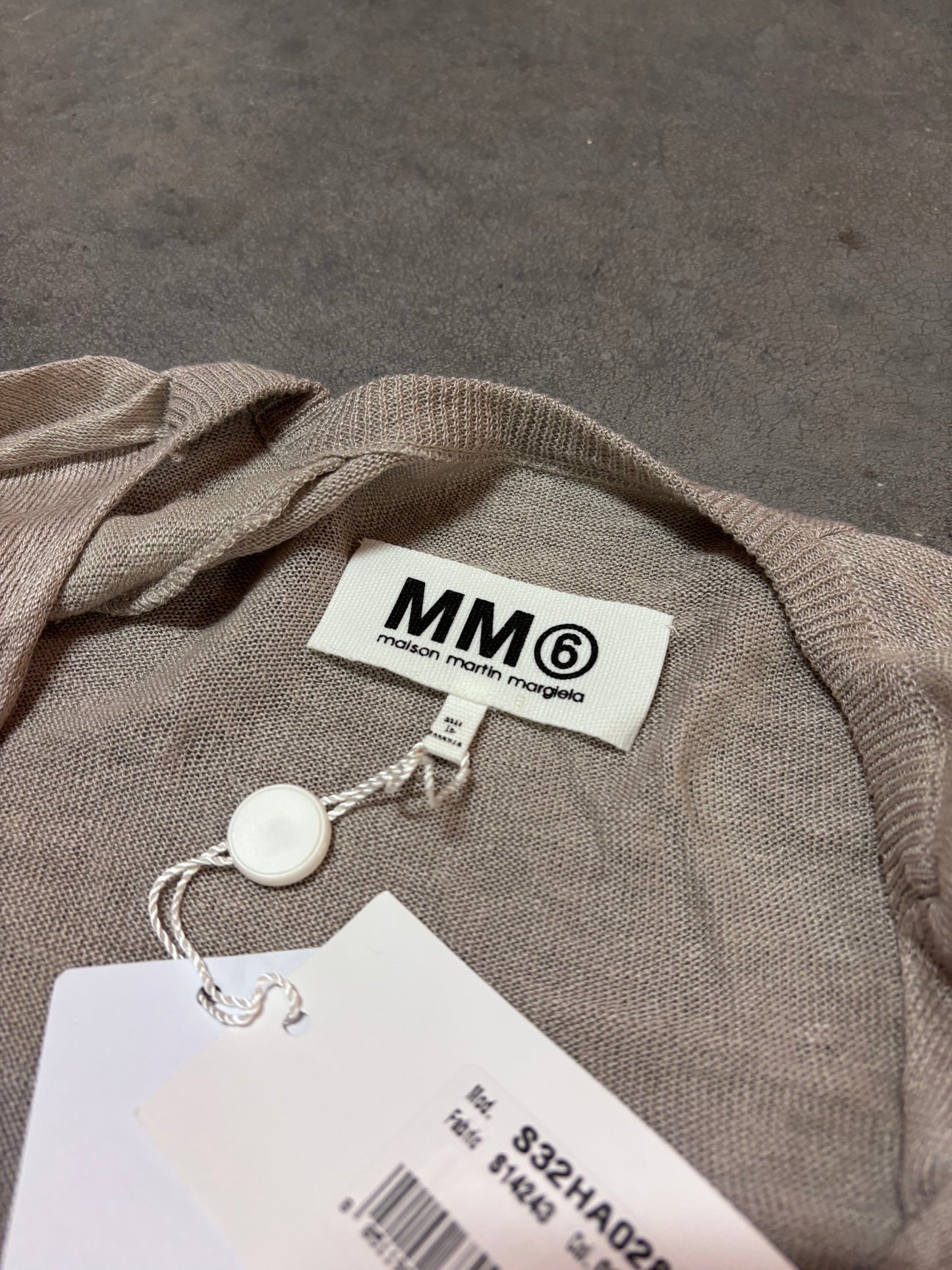 MM6 F/W 2012 drape longleeve top