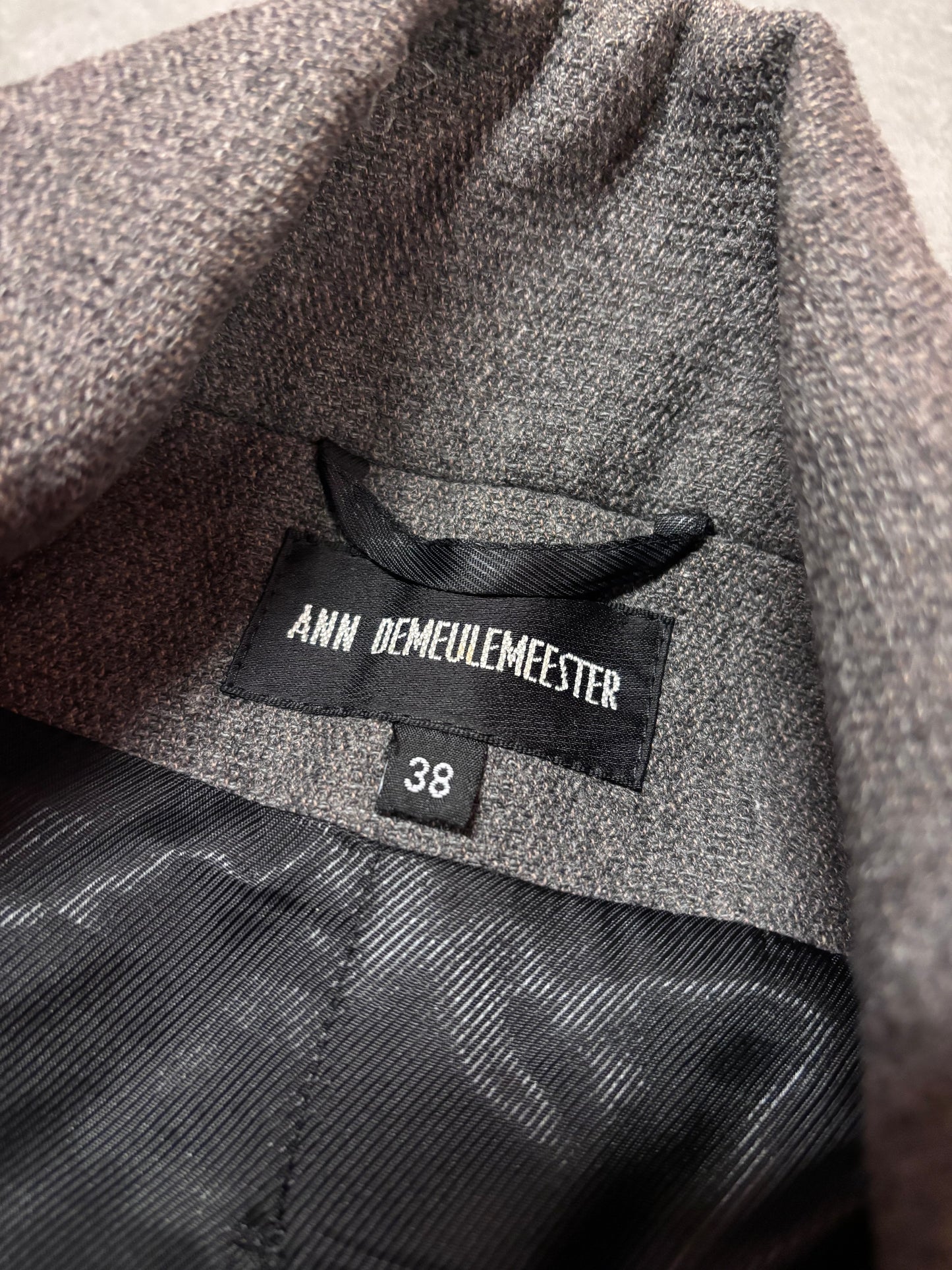 Ann Demeulemeester F/W 2011 high collar coat