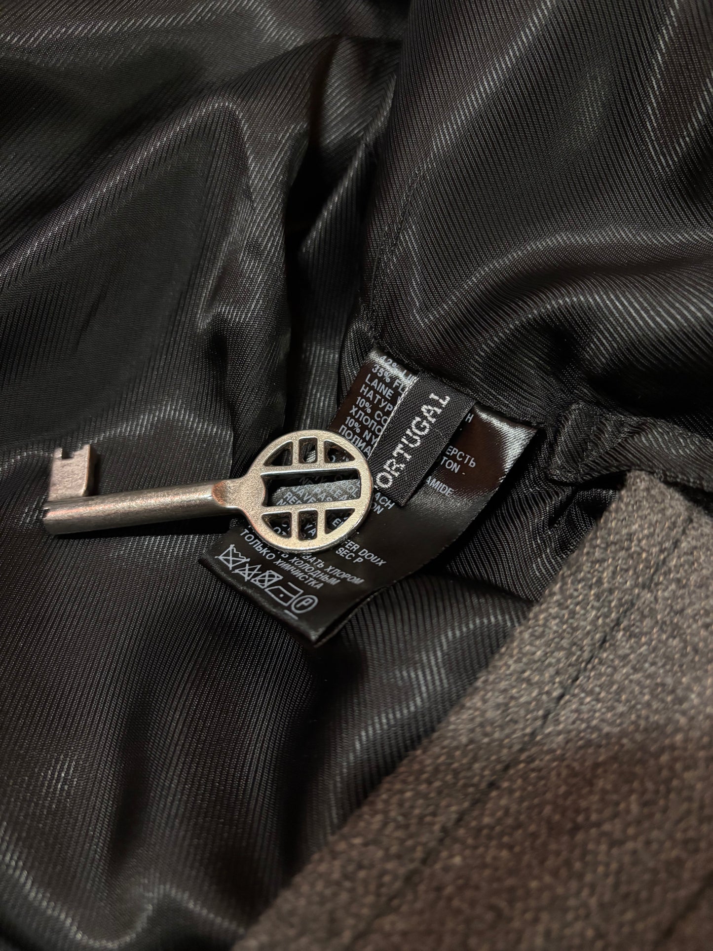 Ann Demeulemeester F/W 2011 high collar coat