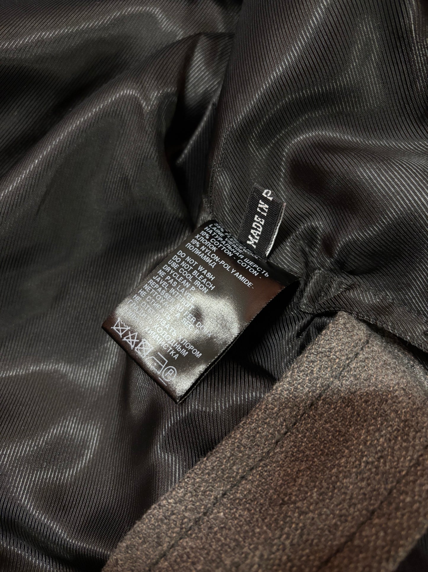 Ann Demeulemeester F/W 2011 high collar coat