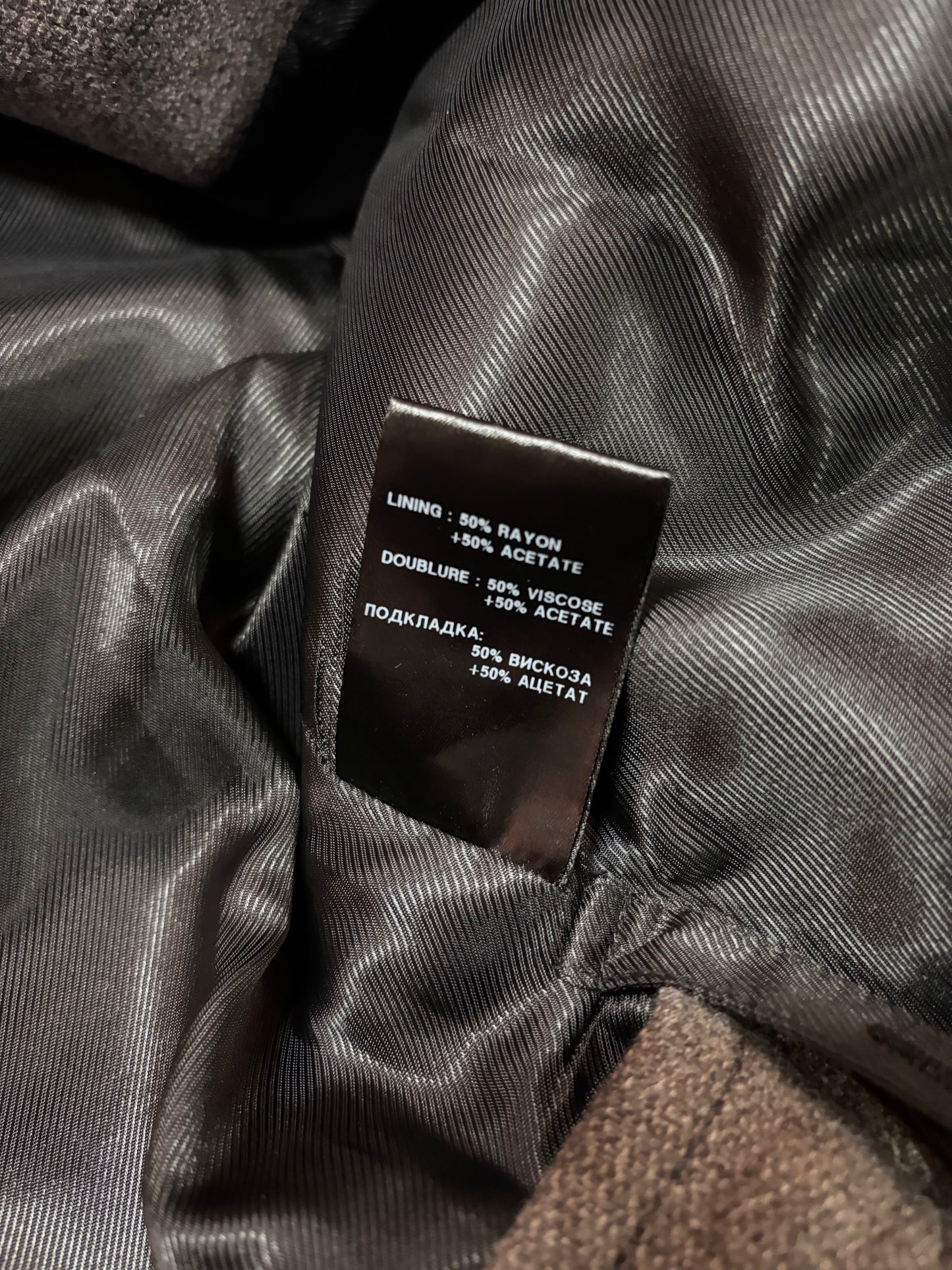 Ann Demeulemeester F/W 2011 high collar coat