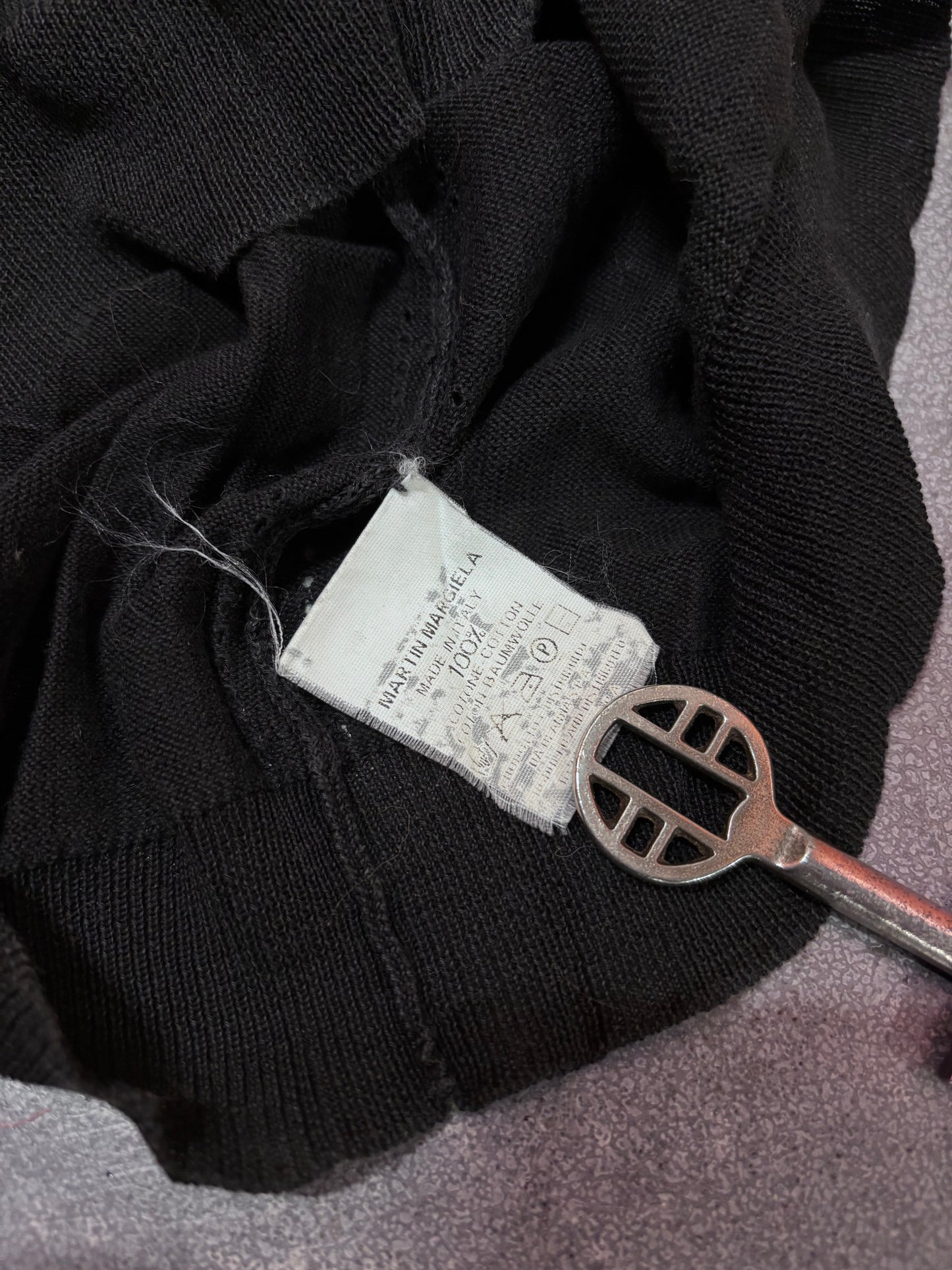 Maison Martin Margiela 90's white label v-neck top