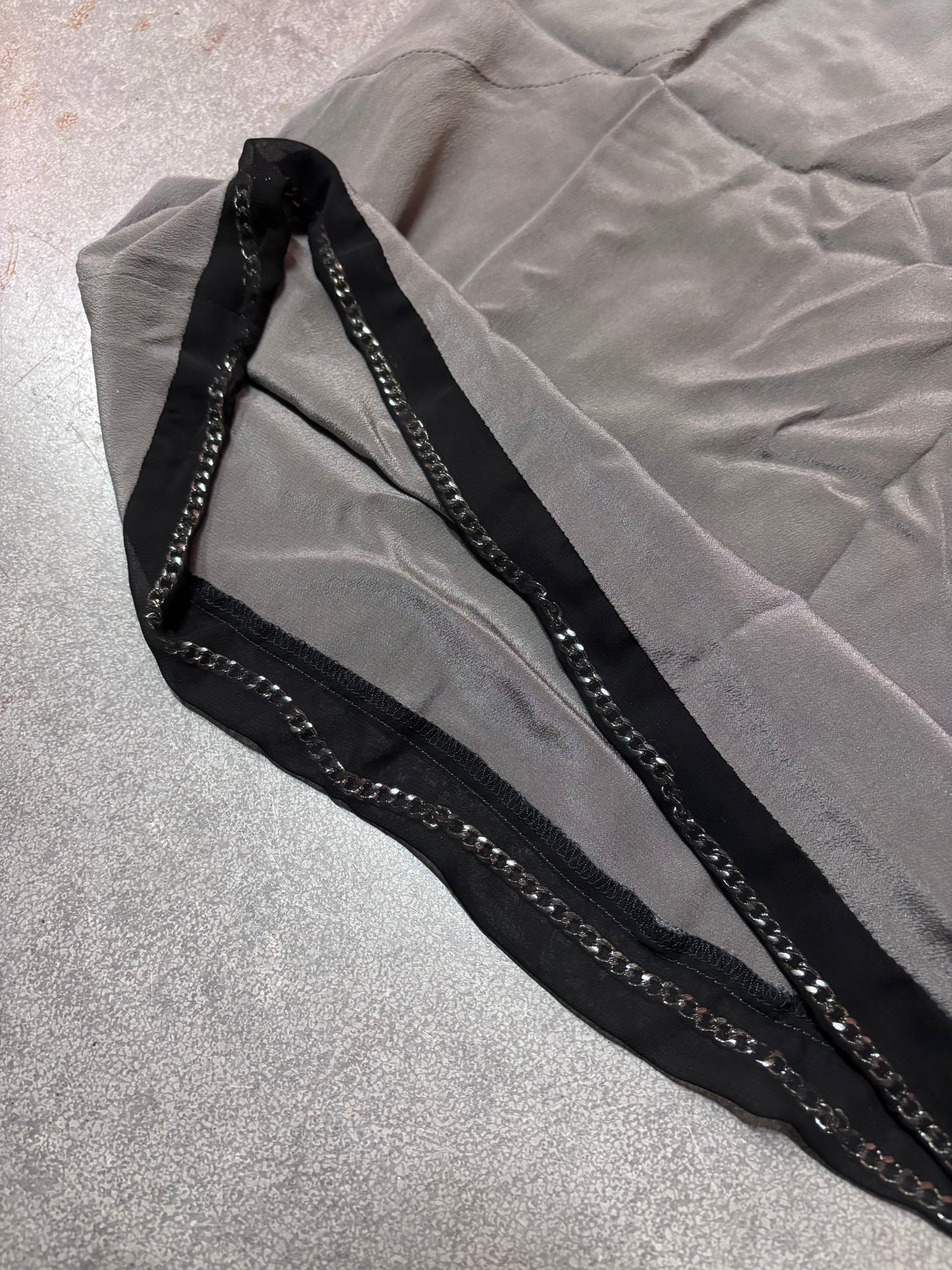 Maison Martin Margiela S/S 1999 white label chain top
