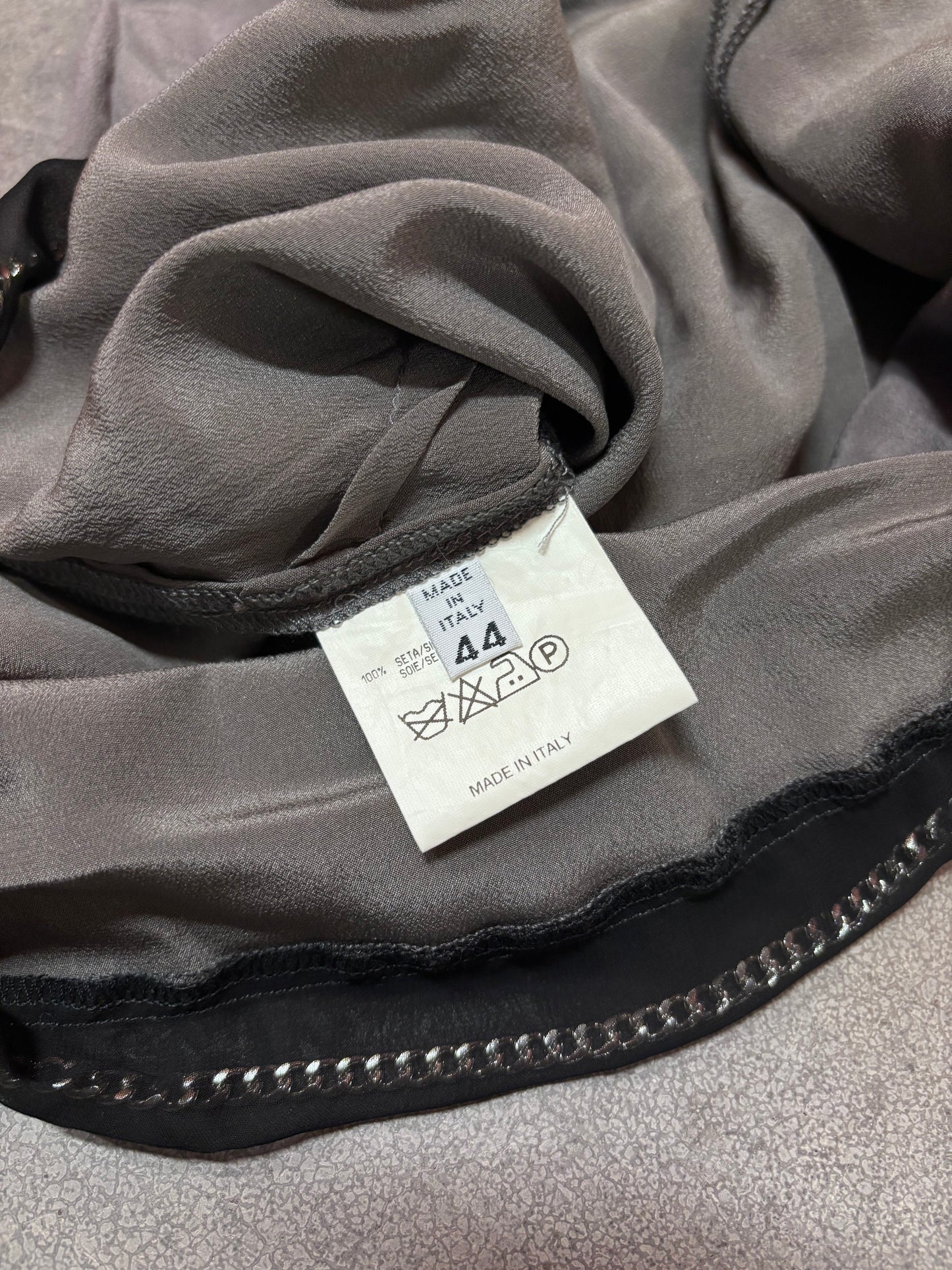 Maison Martin Margiela S/S 1999 white label chain top