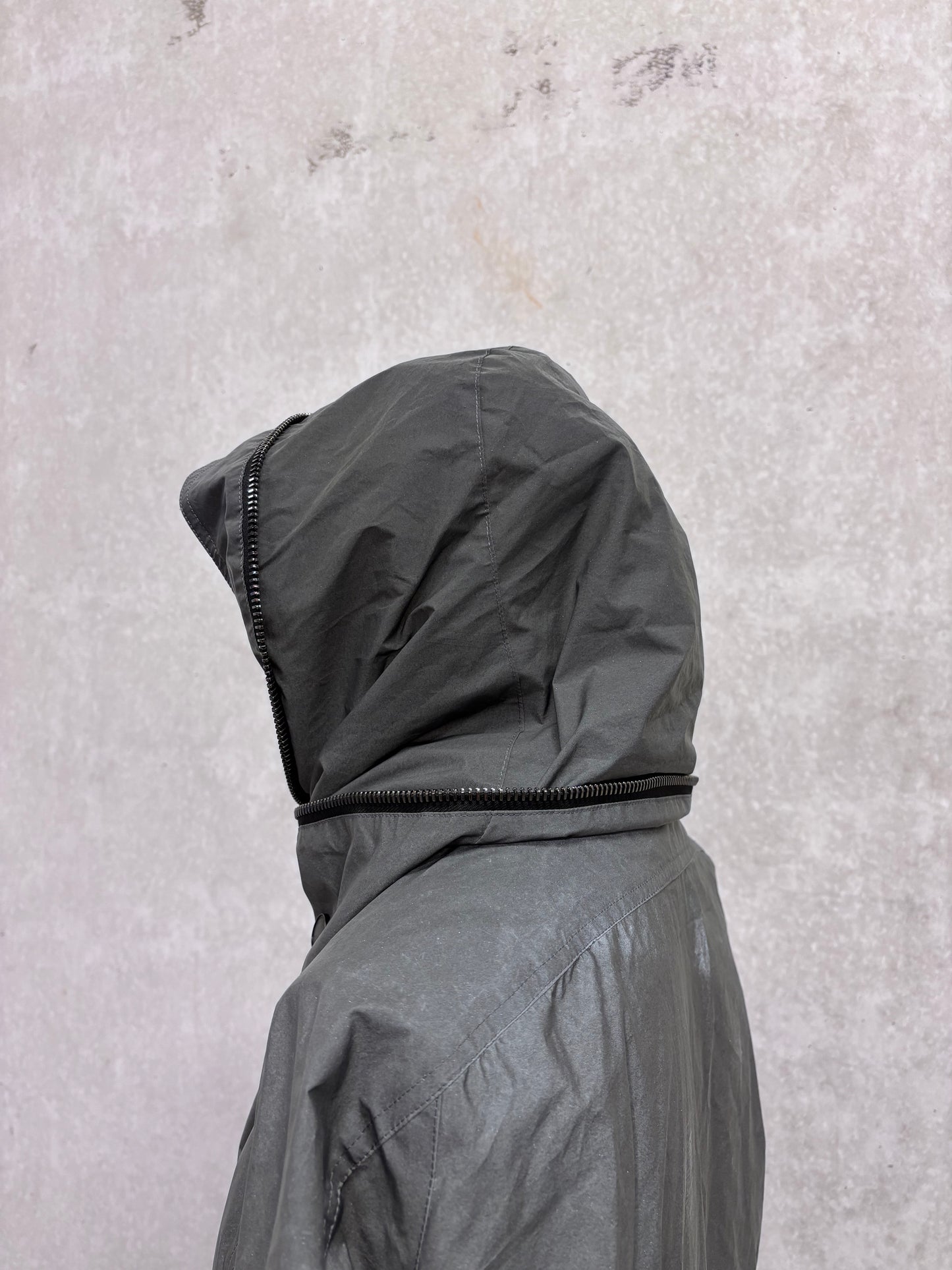 Y/PROJECT reflective hooded rain coat