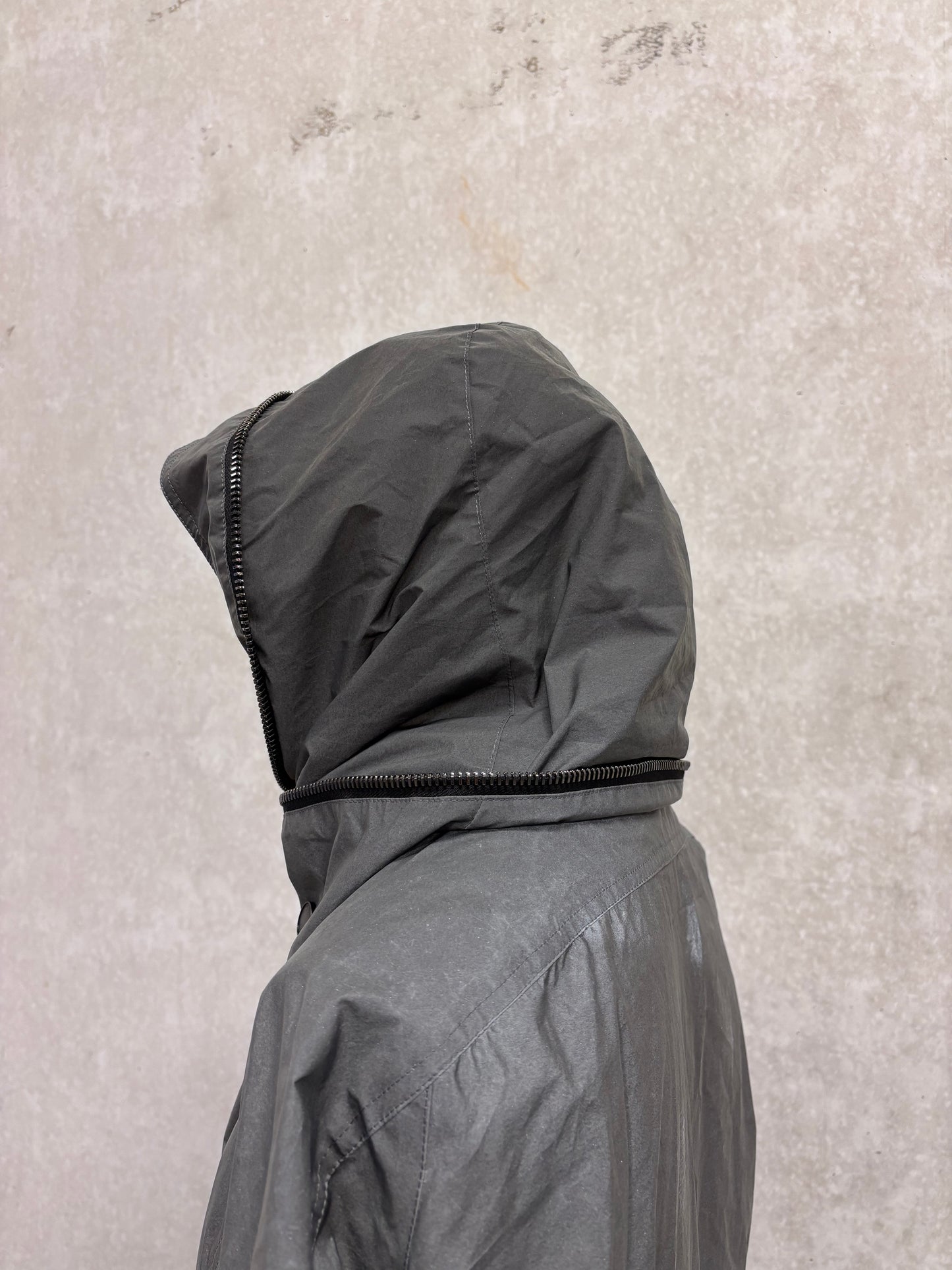 Y/PROJECT reflective hooded rain coat