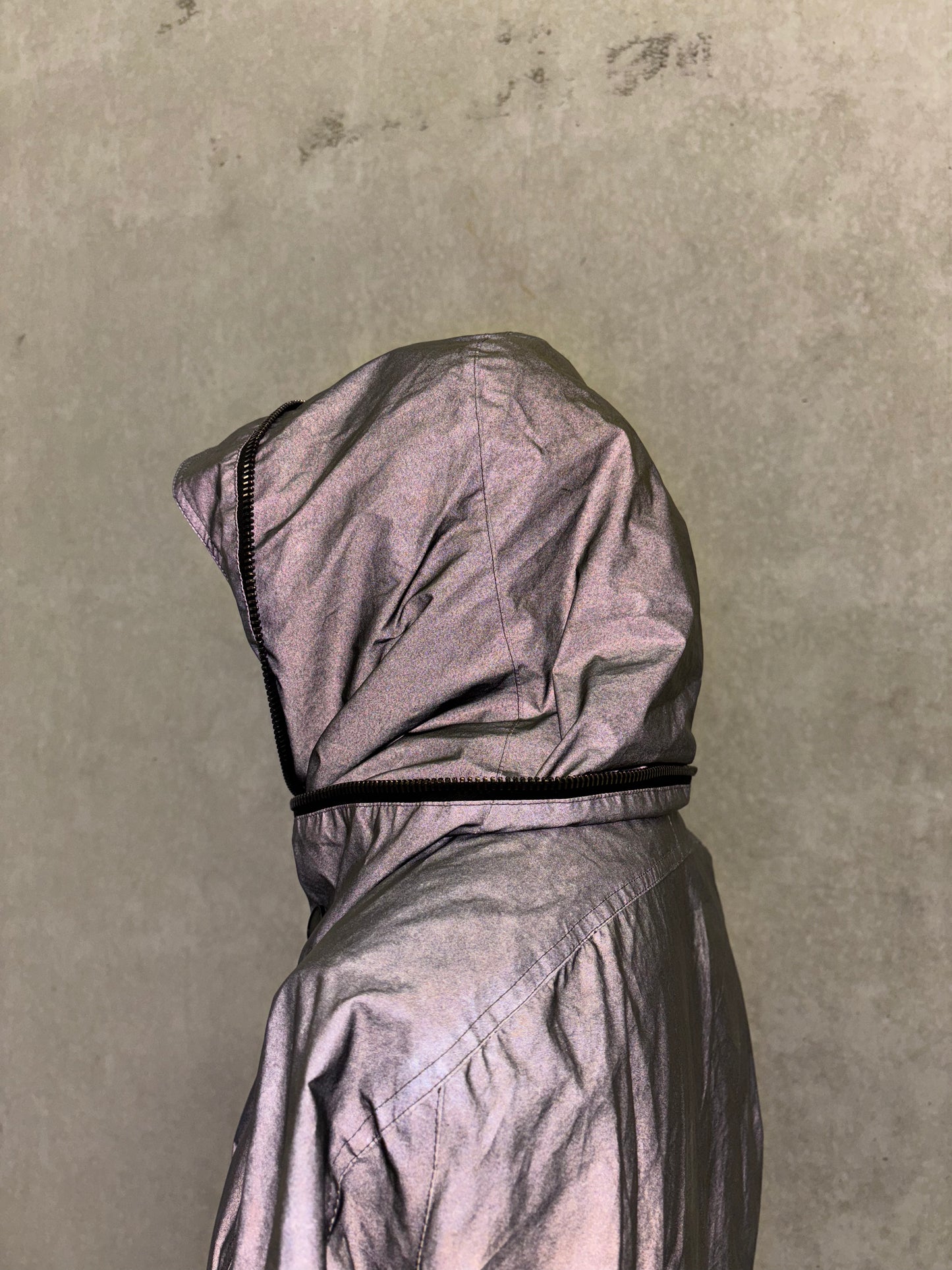 Y/PROJECT reflective hooded rain coat