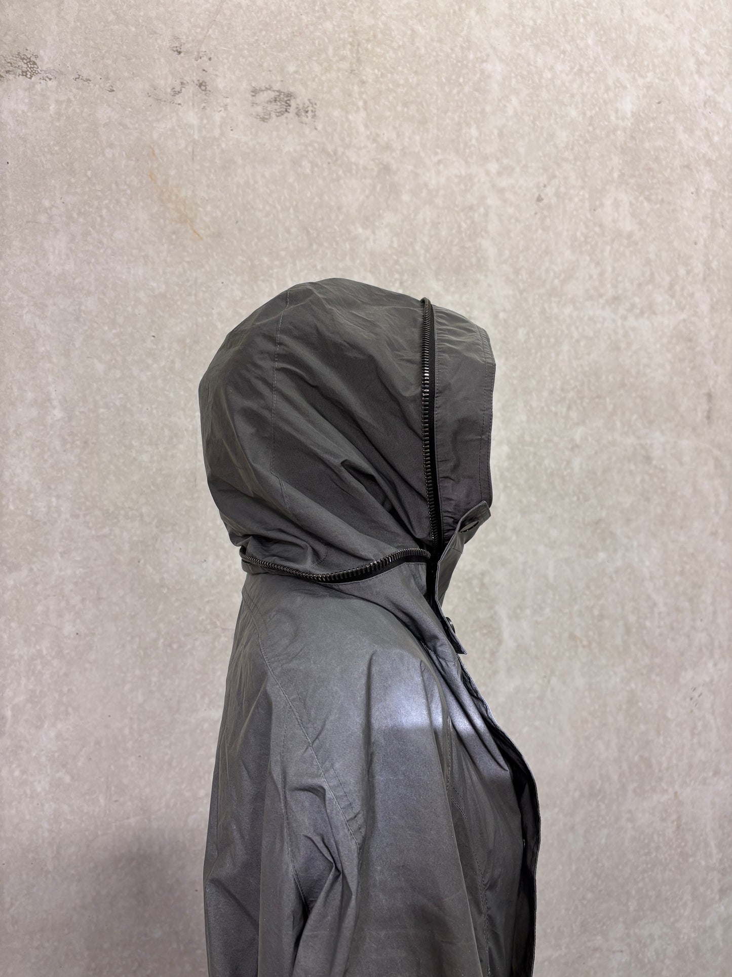 Y/PROJECT reflective hooded rain coat