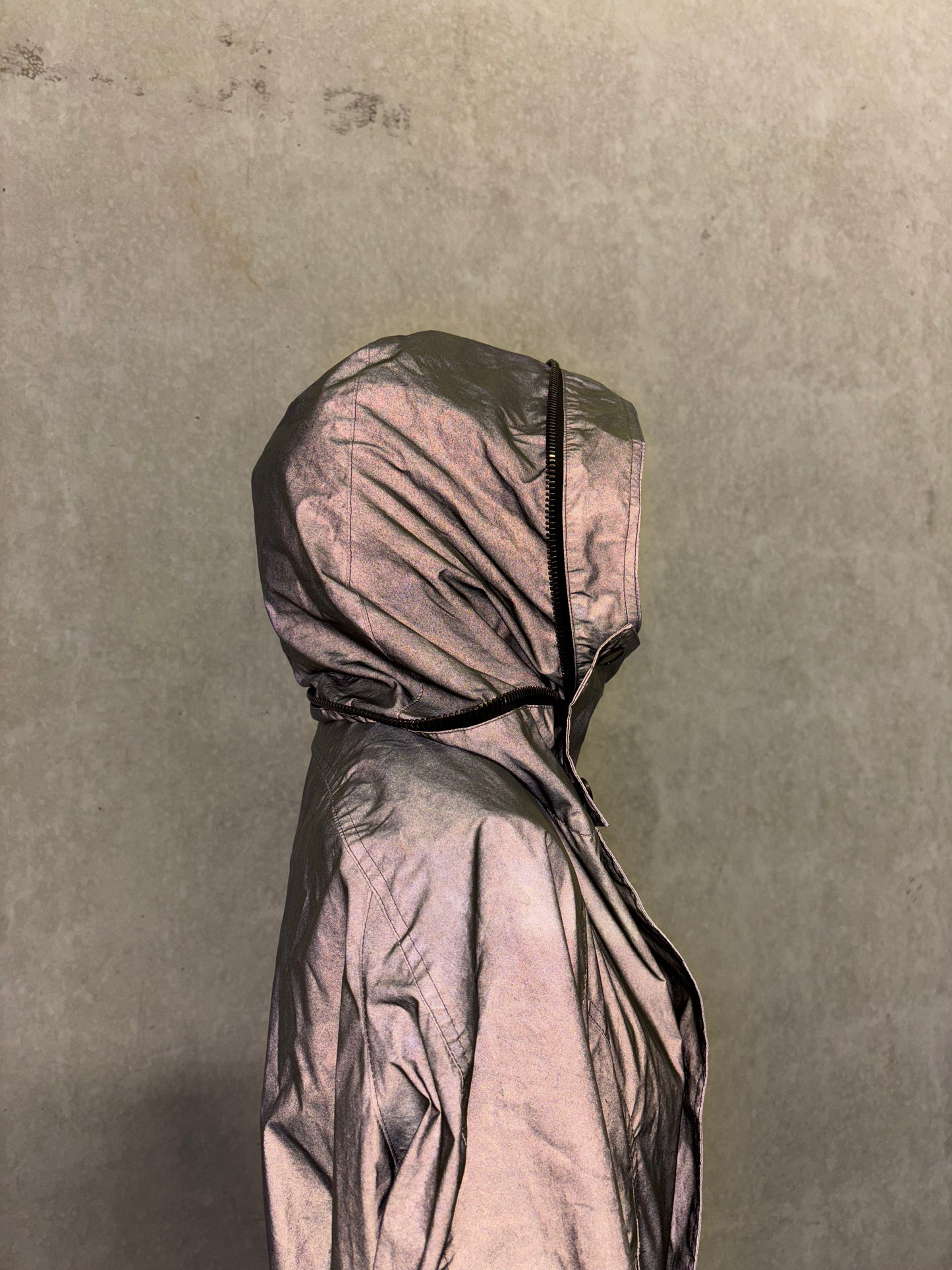 Y/PROJECT reflective hooded rain coat