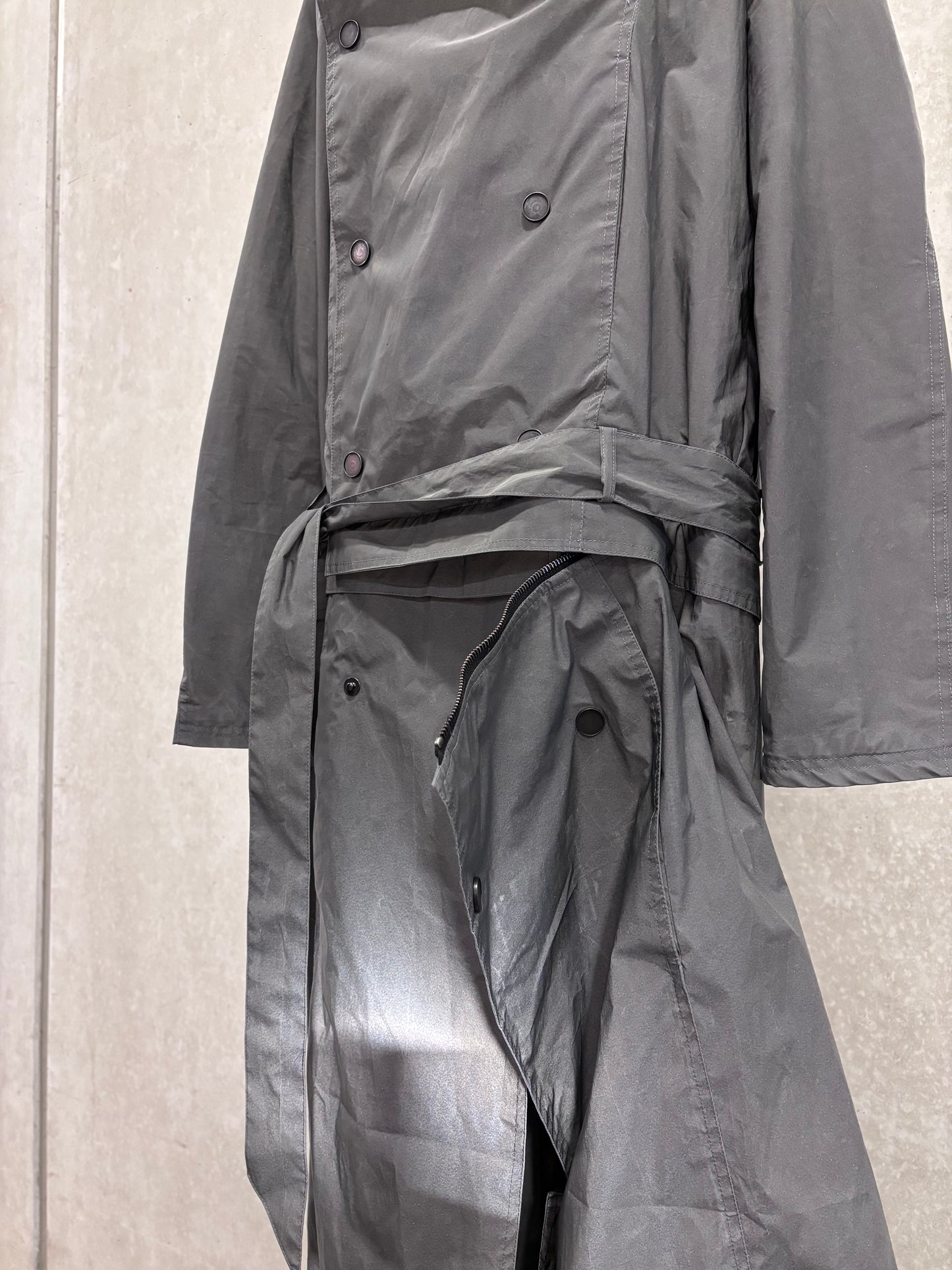 Y/PROJECT reflective hooded rain coat