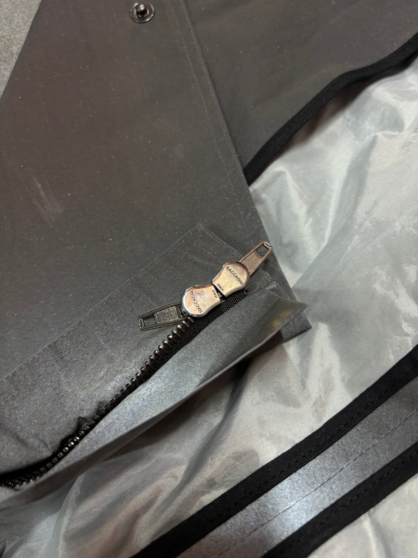 Y/PROJECT reflective hooded rain coat