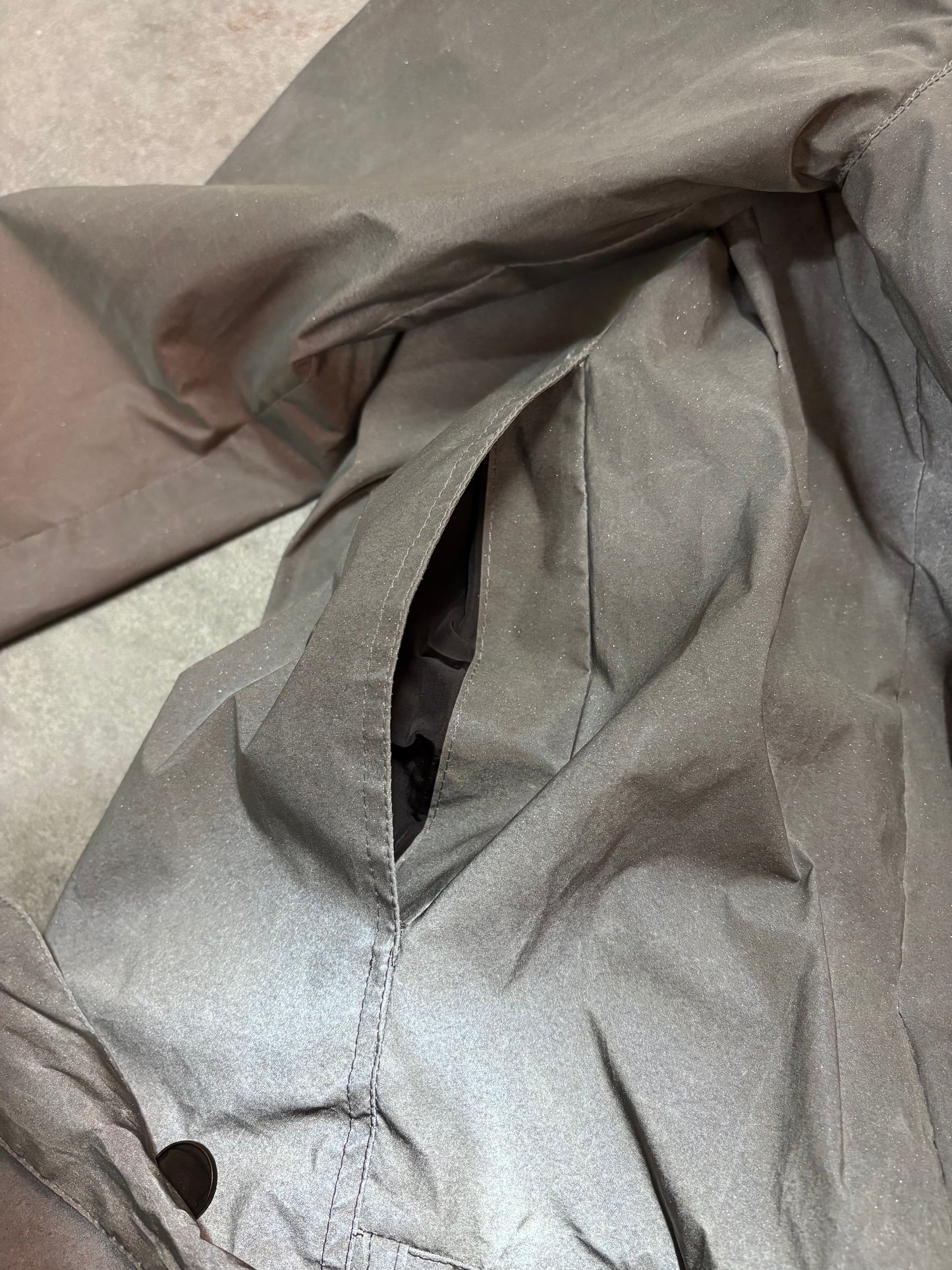 Y/PROJECT reflective hooded rain coat