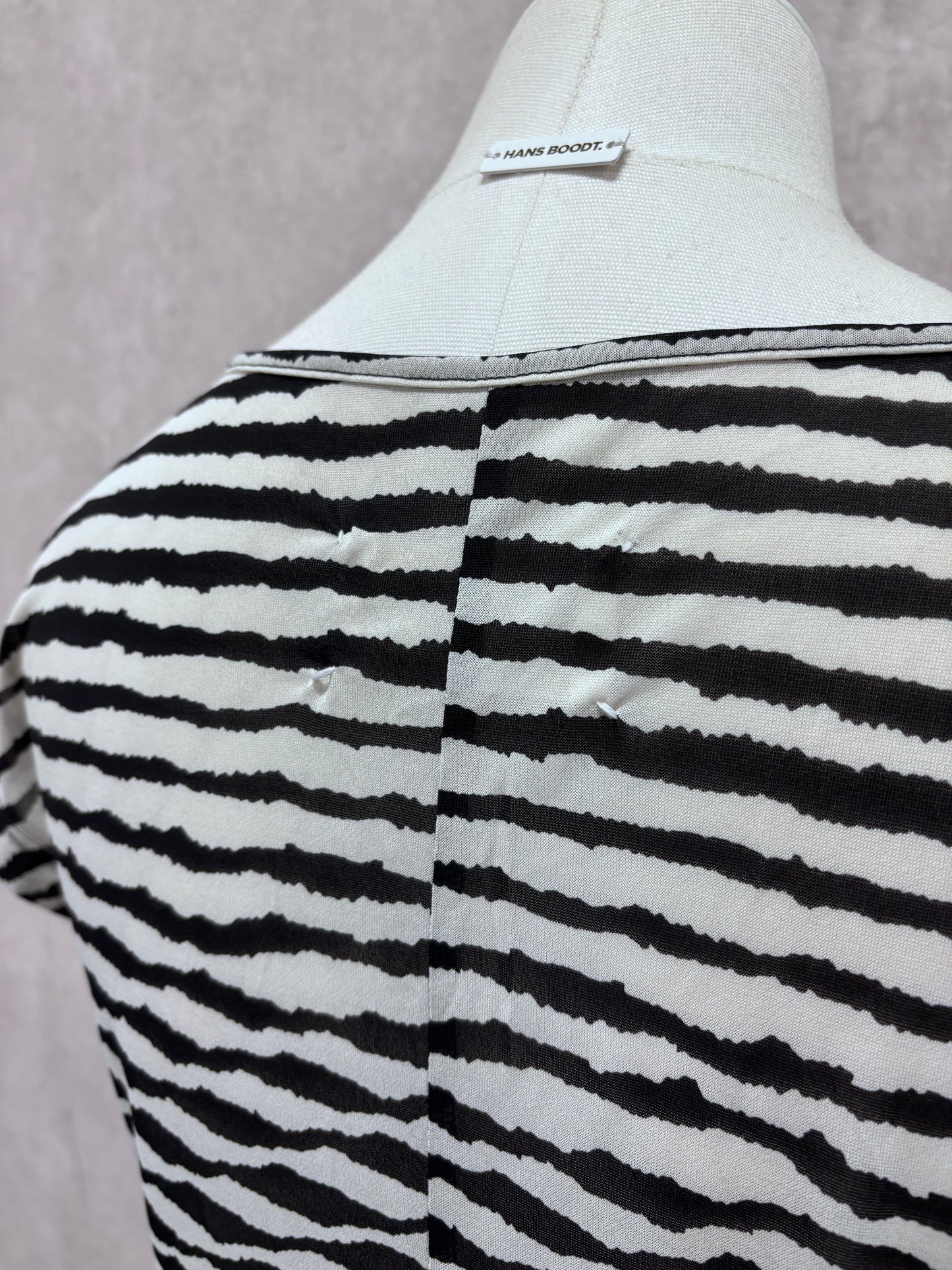 Maison Martin Margiela S/S 2008 white label abstract print top