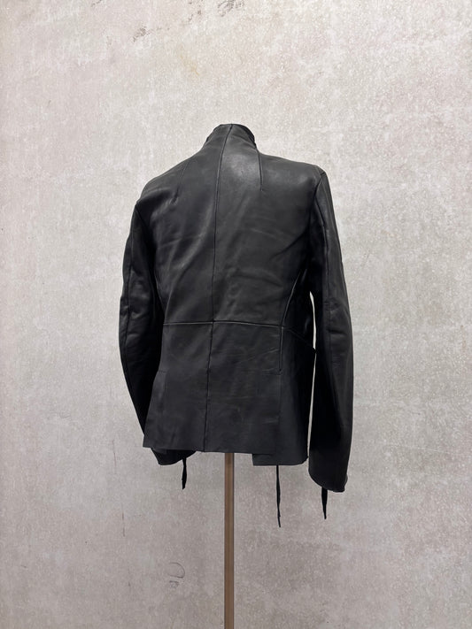 Cedric Jacquemyn A/W 15-16 assymetric zipped jacket
