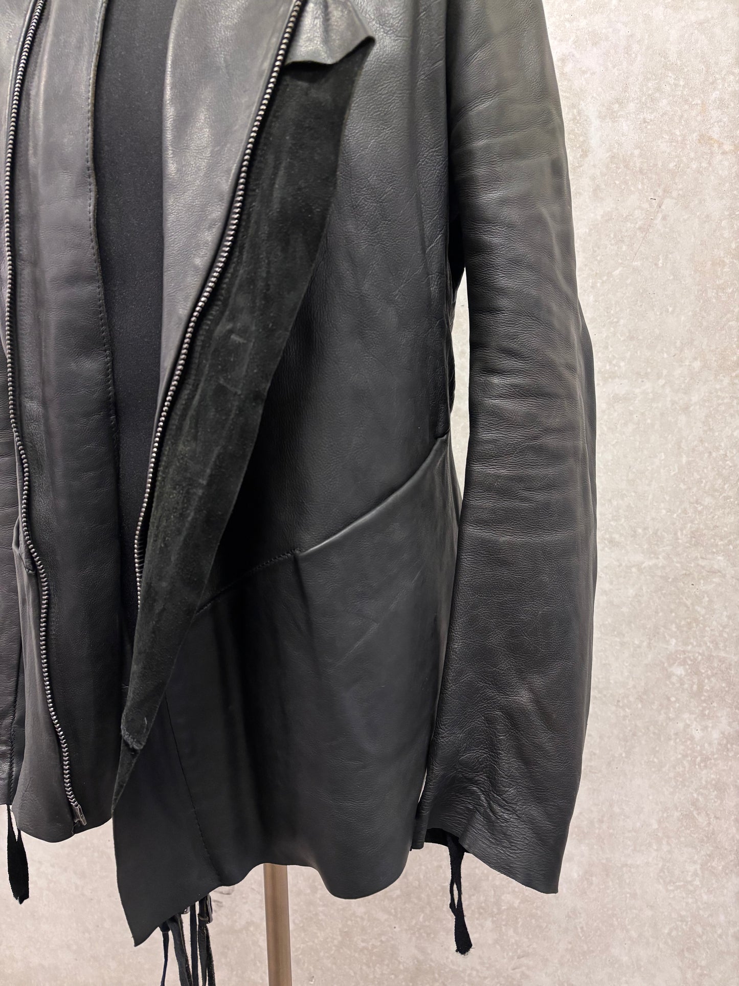 Cedric Jacquemyn A/W 15-16 assymetric zipped jacket