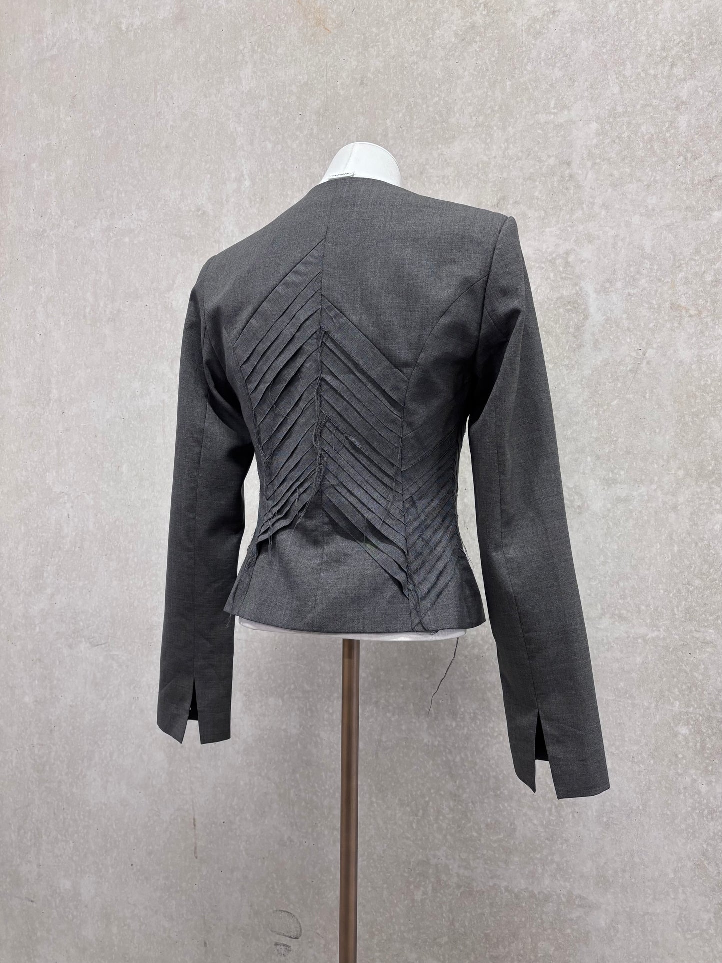 Jurgi Persoons 90's/00's raw edge apliqué suit