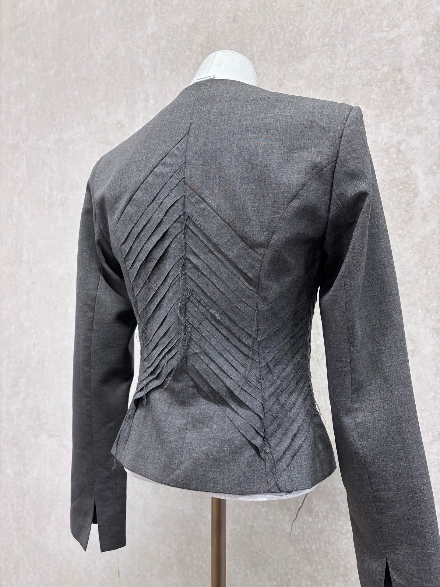 Jurgi Persoons 90's/00's raw edge apliqué suit