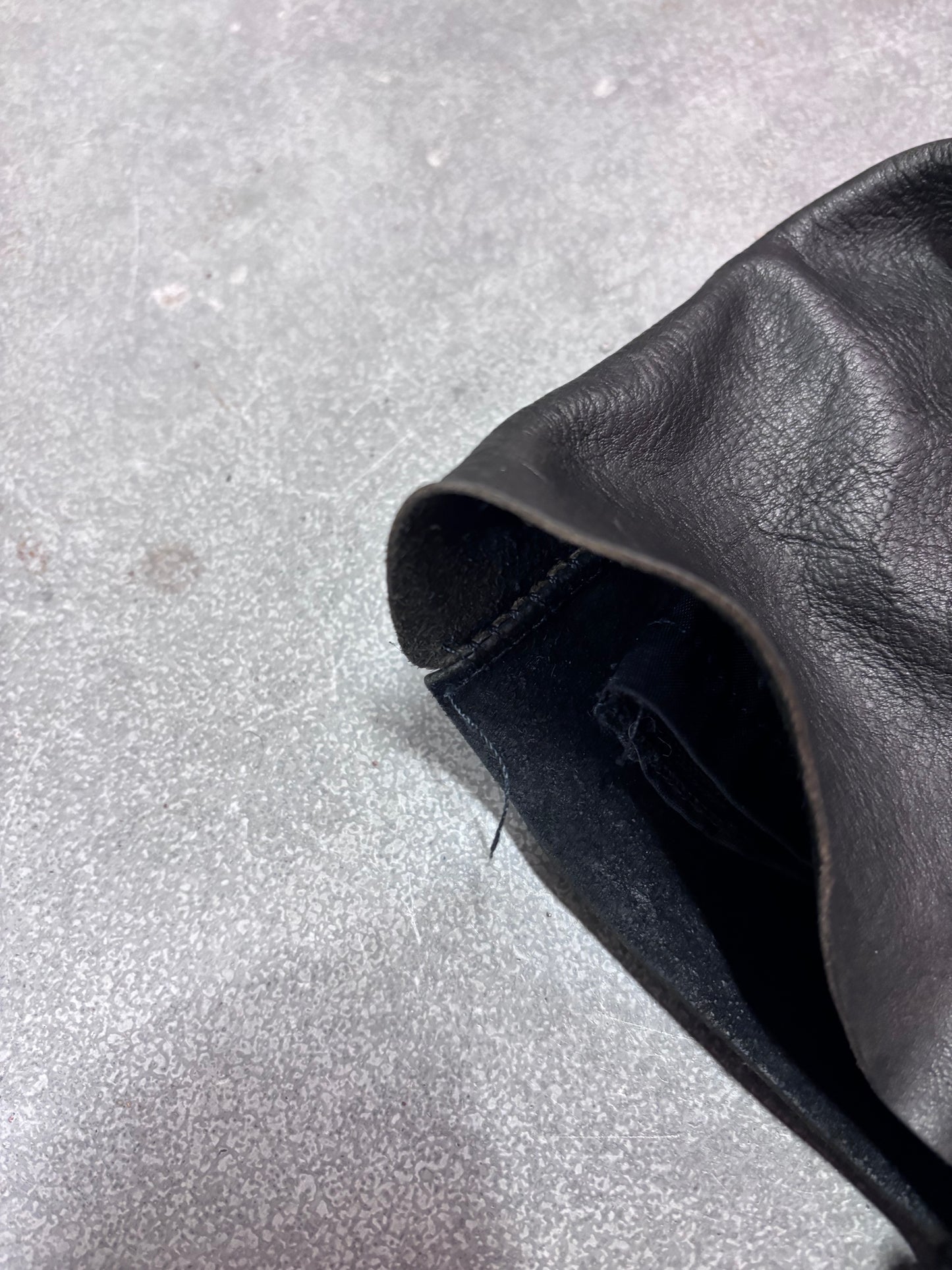 Cedric Jacquemyn A/W 15-16 assymetric zipped jacket