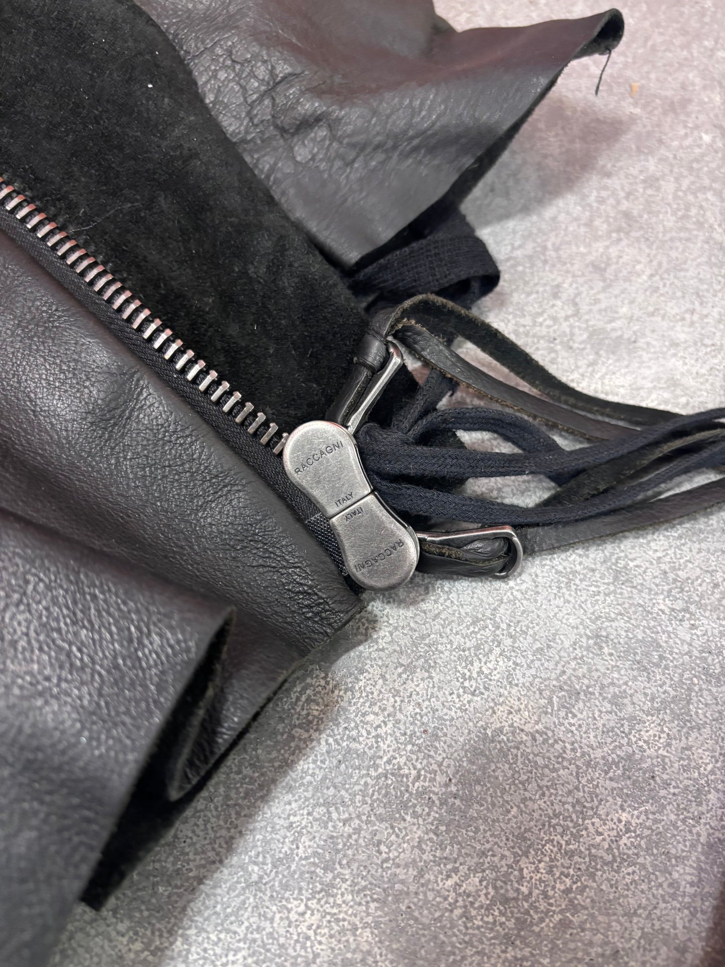 Cedric Jacquemyn A/W 15-16 assymetric zipped jacket
