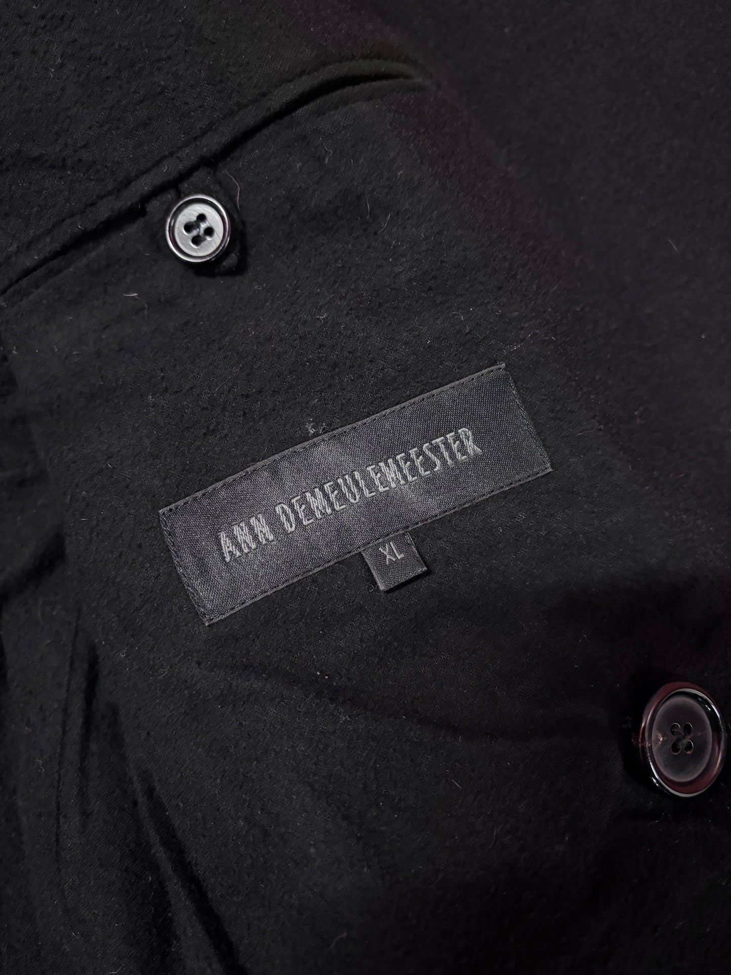 Ann Demeulemeester double breasted coat