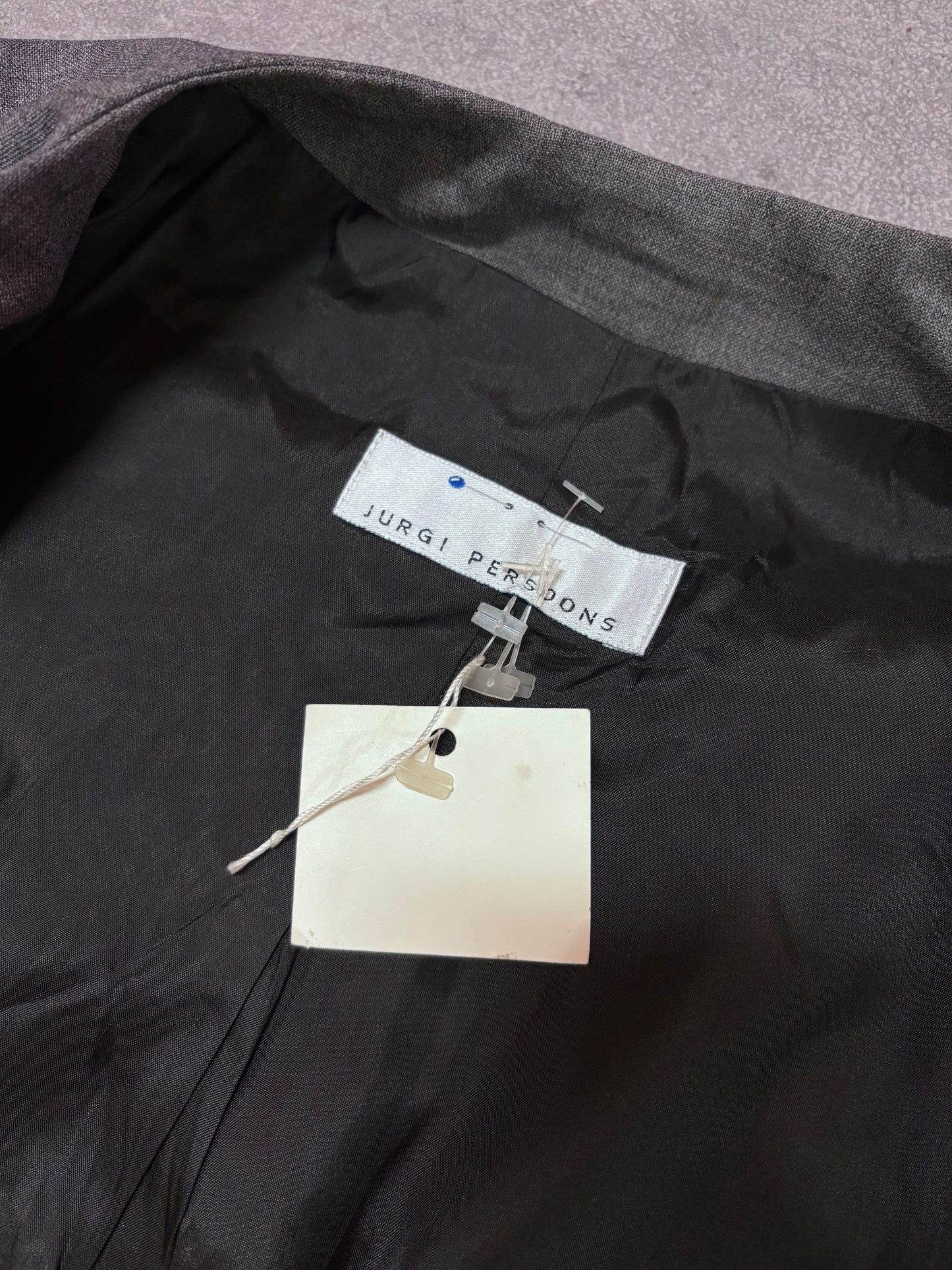 Jurgi Persoons 90's/00's raw edge apliqué suit