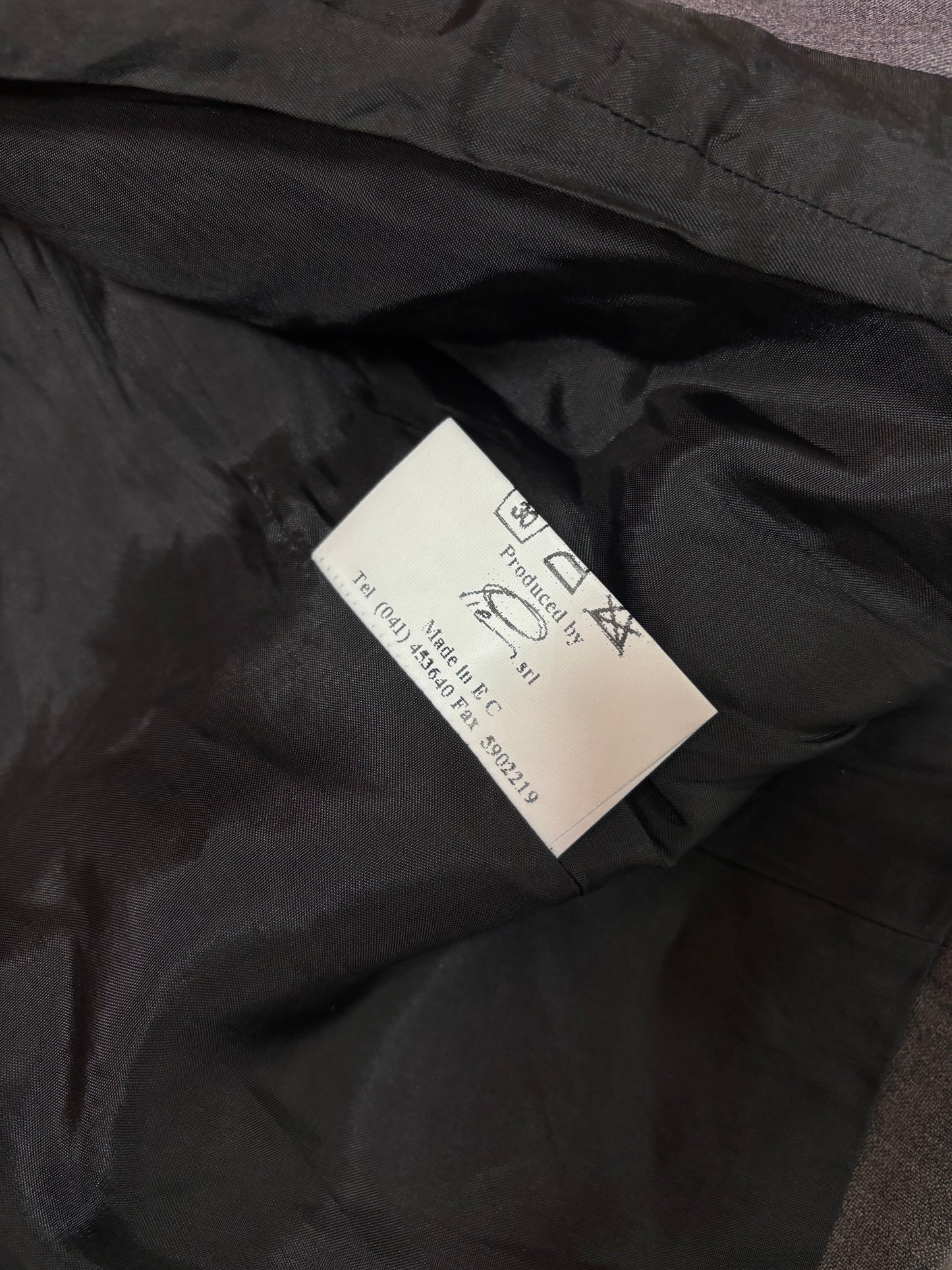 Jurgi Persoons 90's/00's raw edge apliqué suit
