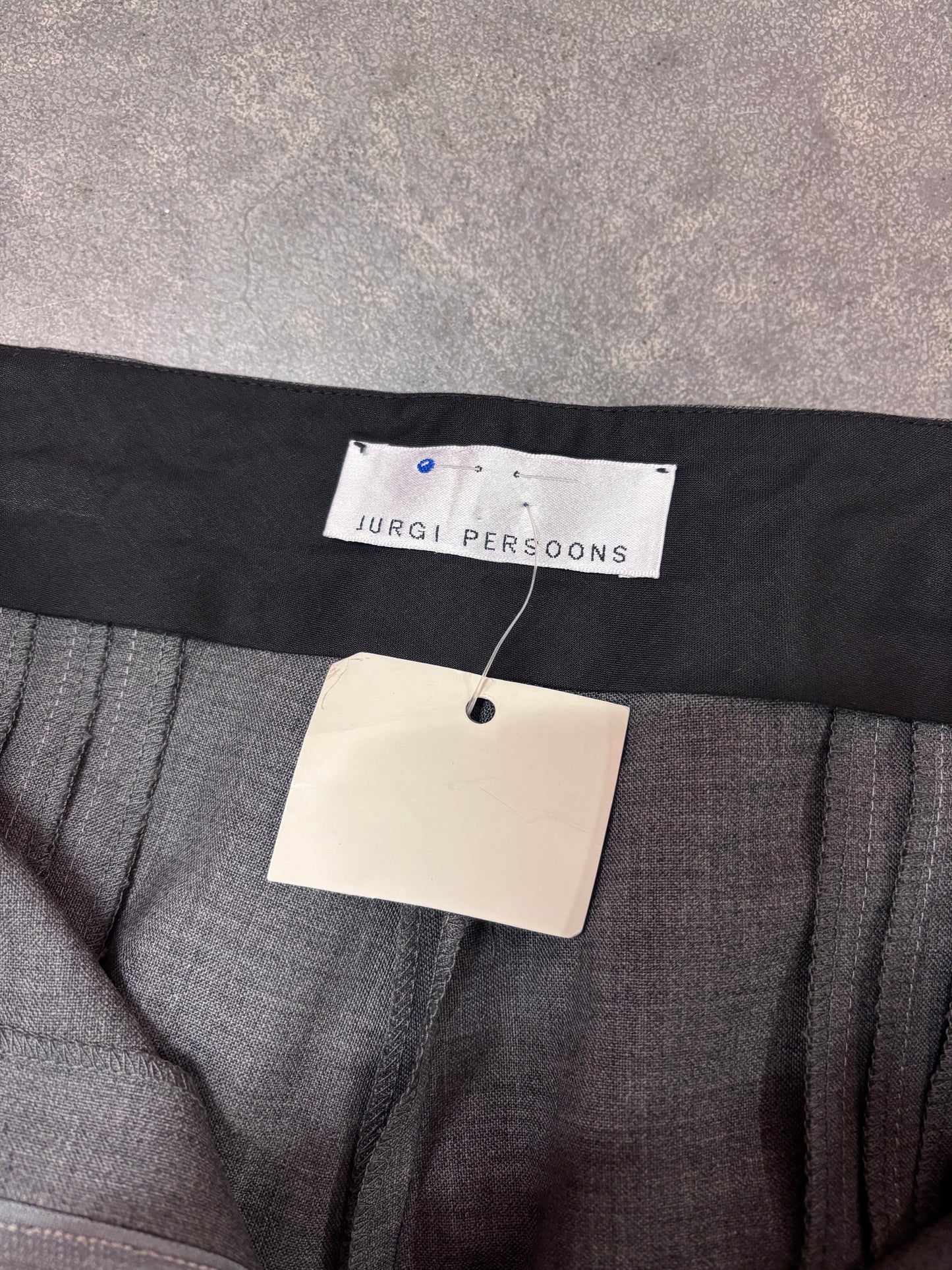 Jurgi Persoons 90's/00's raw edge apliqué suit
